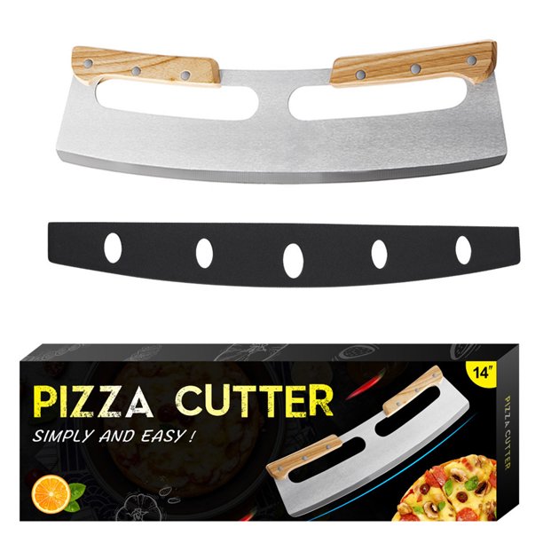 Pizzasnijder RVS 30cm cadeauplek.nl