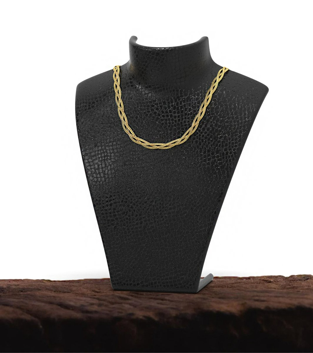 Malinsi® Ketting Dames | Triplet Chain | Goud