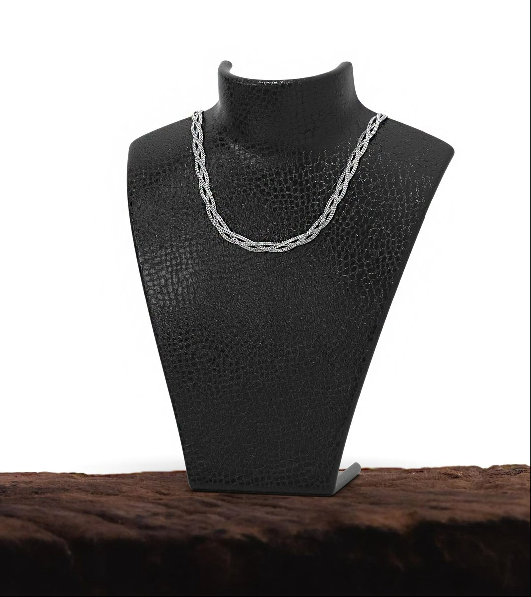 Malinsi® Ketting Dames | Triplet Chain | Zilver
