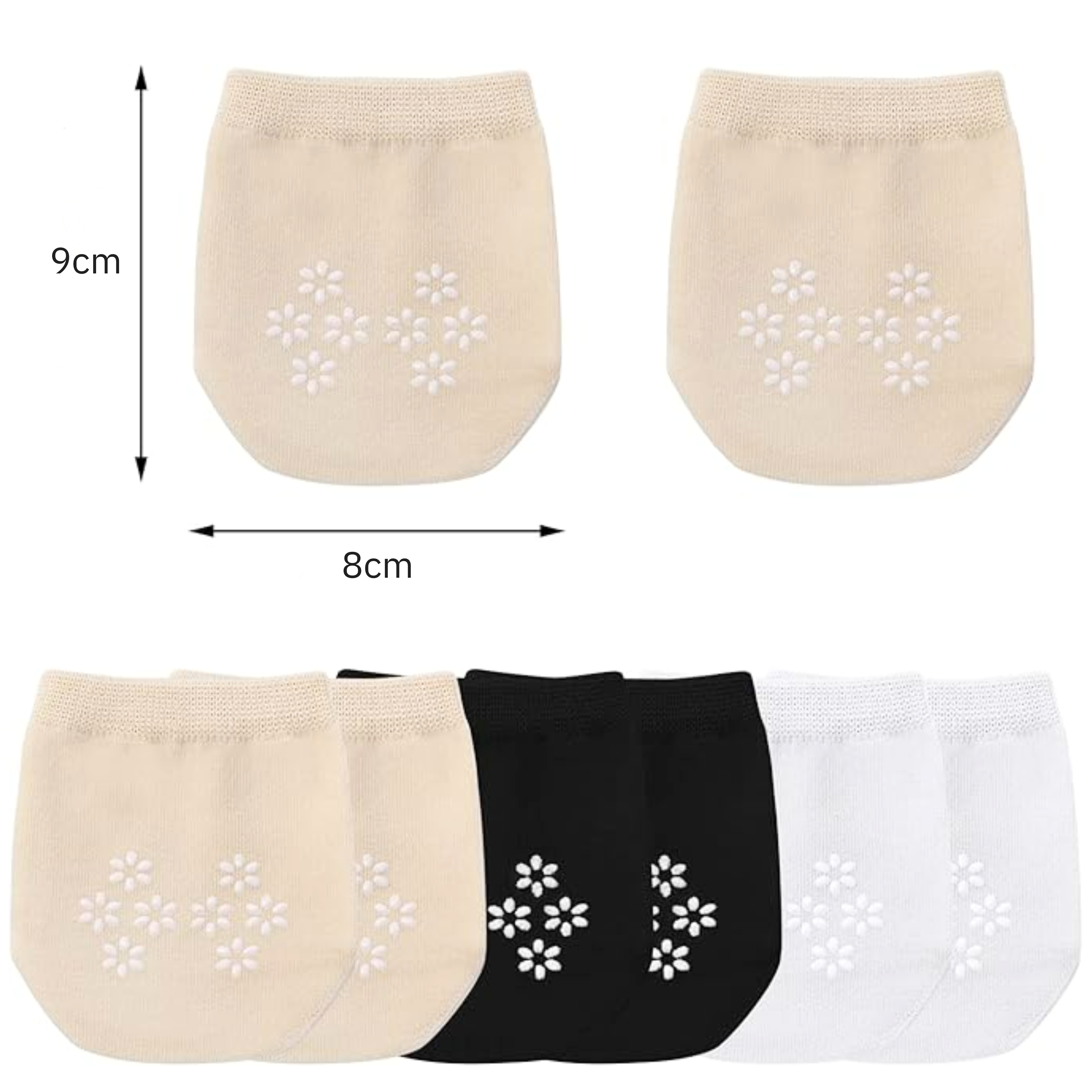 3-Pack Antislip Teen Sokken