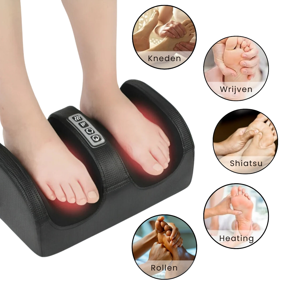 Elektrische Voetmassager Met Verwarmingsfunctie