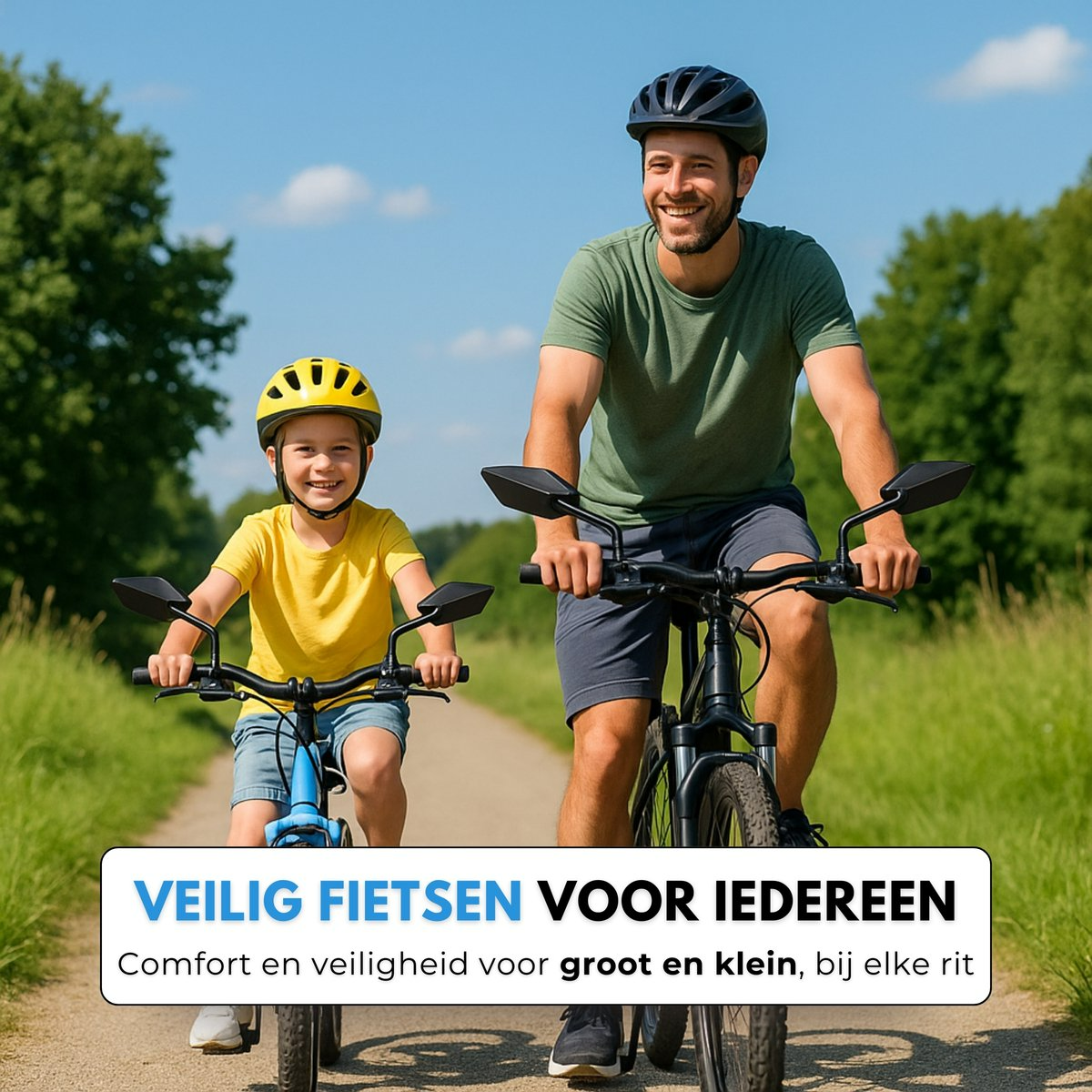 Boncy® Fietsspiegel 2-pack | Buiten Stuur