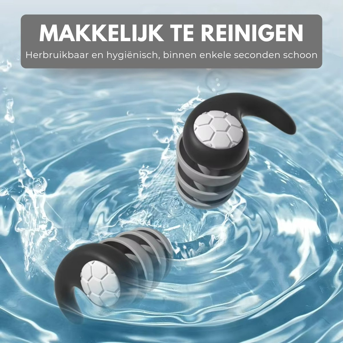 Boncy® Herbruikbare Slaap Oordoppen | Zwart