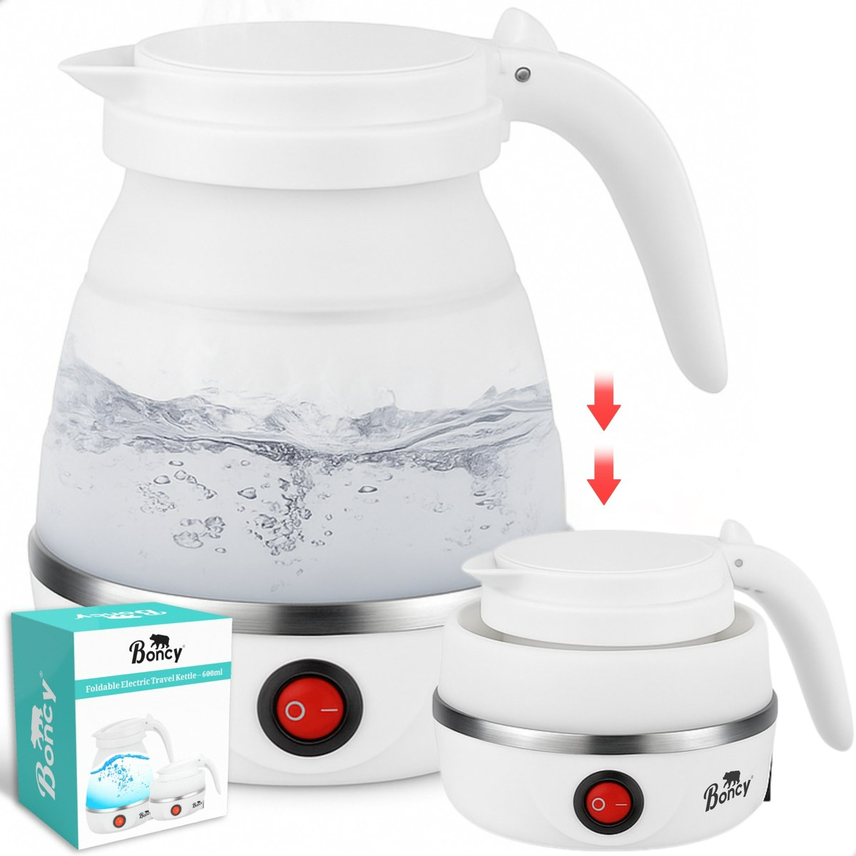 Boncy® Mini Opvouwbare Waterkoker