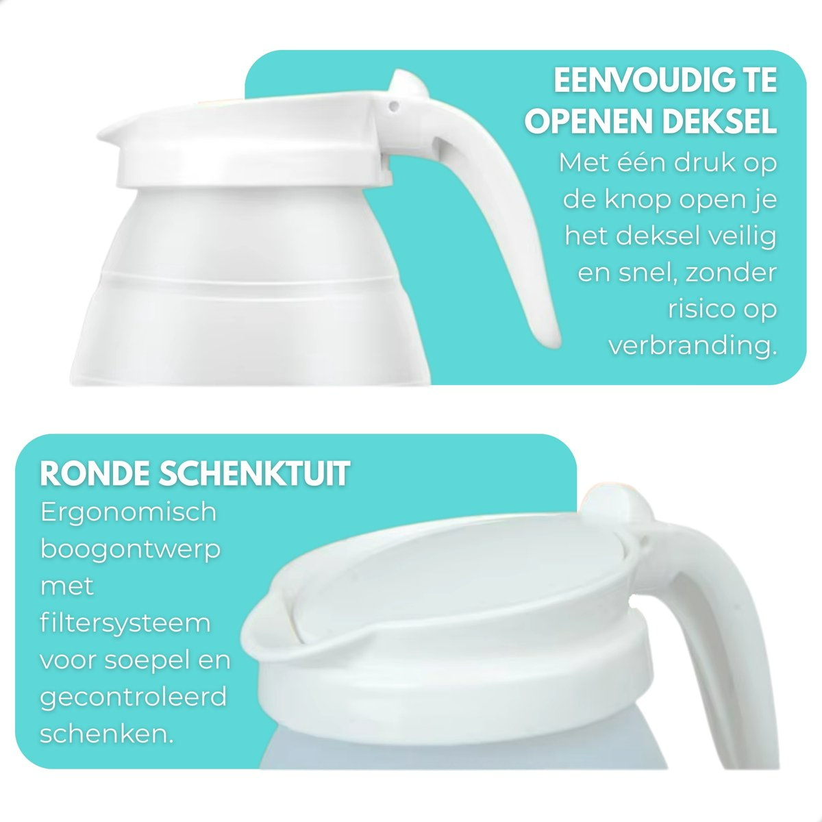 Boncy® Mini Opvouwbare Waterkoker
