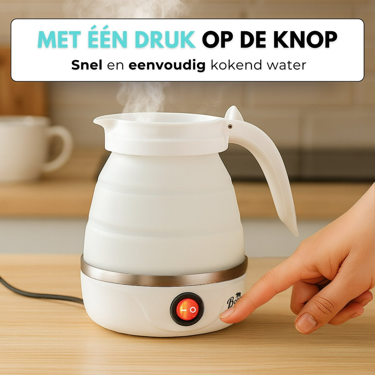 Boncy® Mini Opvouwbare Waterkoker