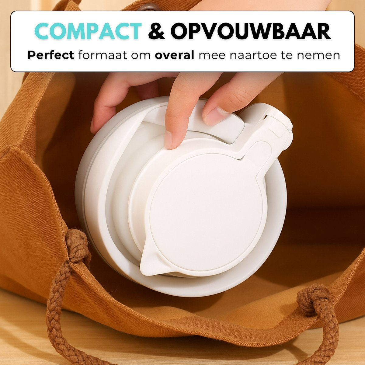 Boncy® Mini Opvouwbare Waterkoker
