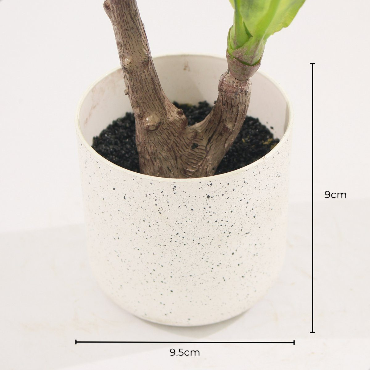 Boncy® Premium Kunstplant | Tropische Dracaena Lemon Lime 40 cm