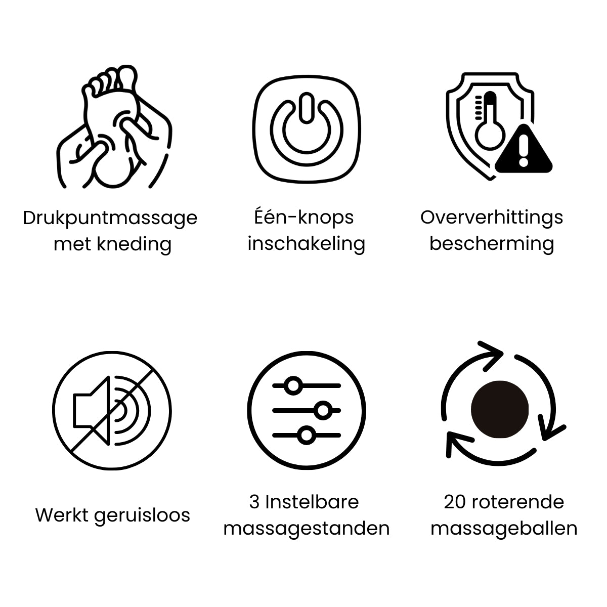 Elektrische Voetmassager Met Verwarmingsfunctie