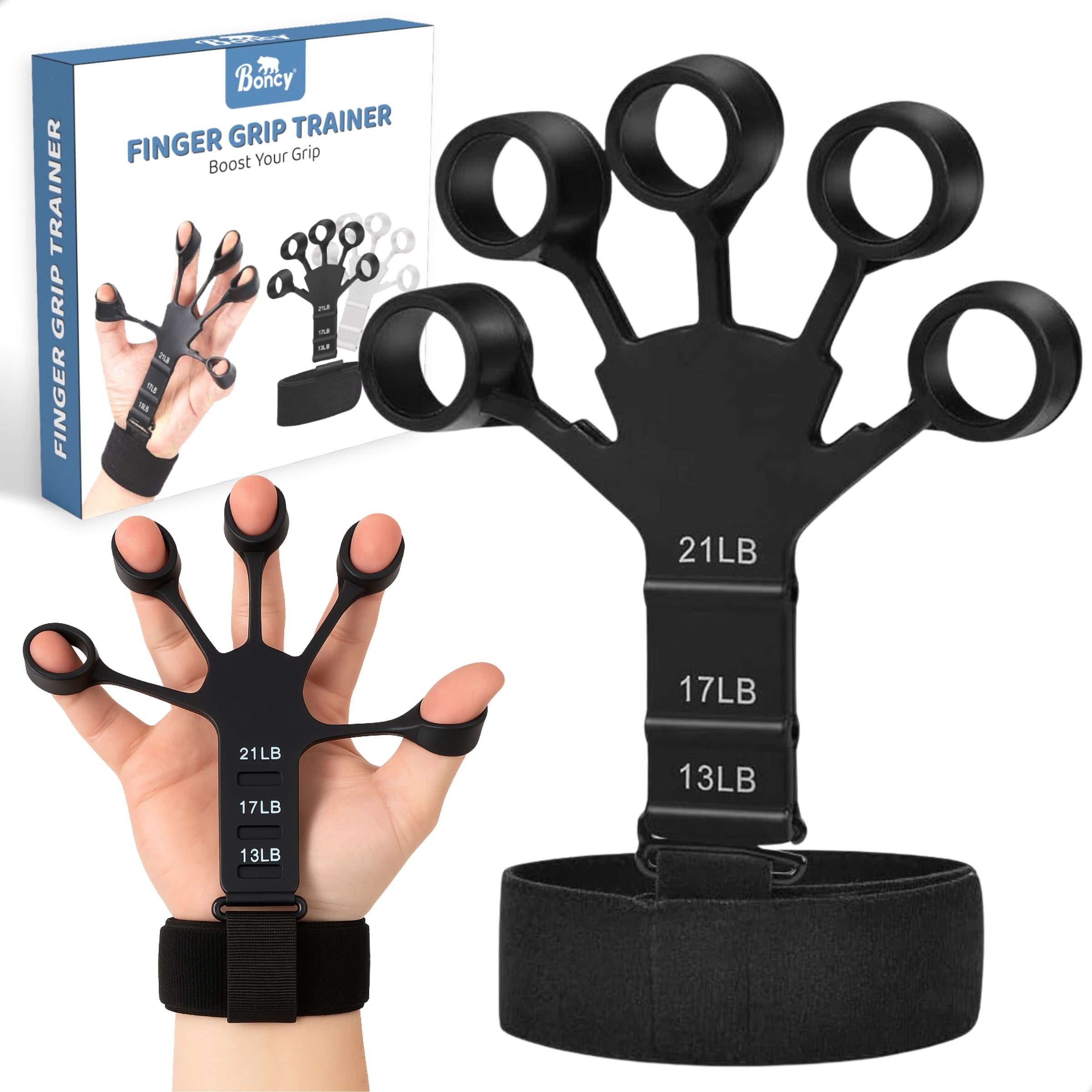 Boncy® Handtrainer | 3 Weerstanden