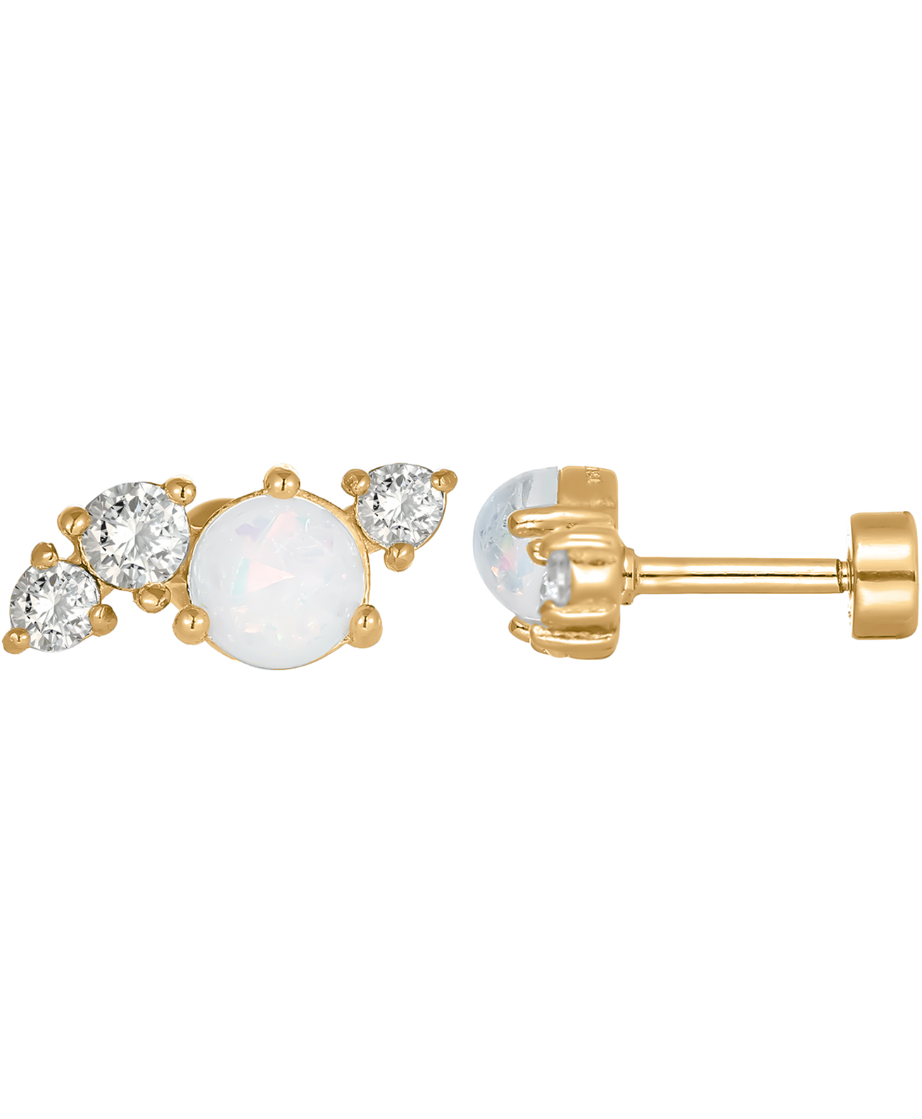 Oorbellen Dames Color | Goud | 18K Goud Plated RVS