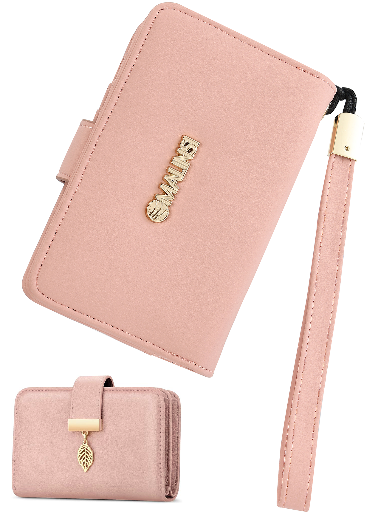 Portemonnee Dames | Roze Leaf