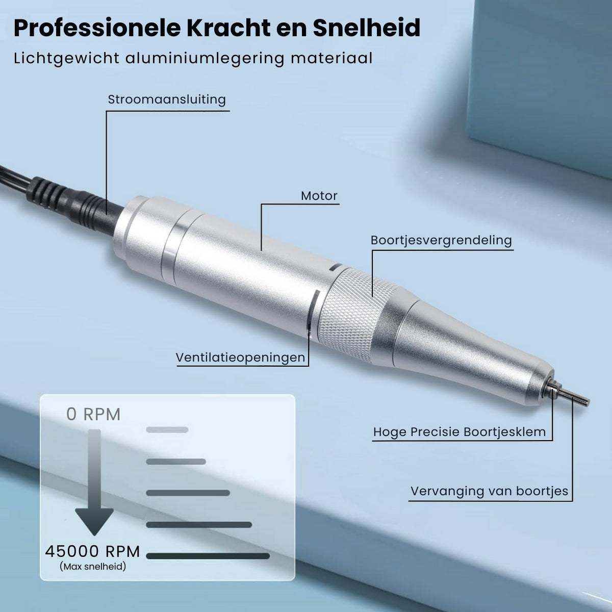 Elektrische Nagelvijl Set