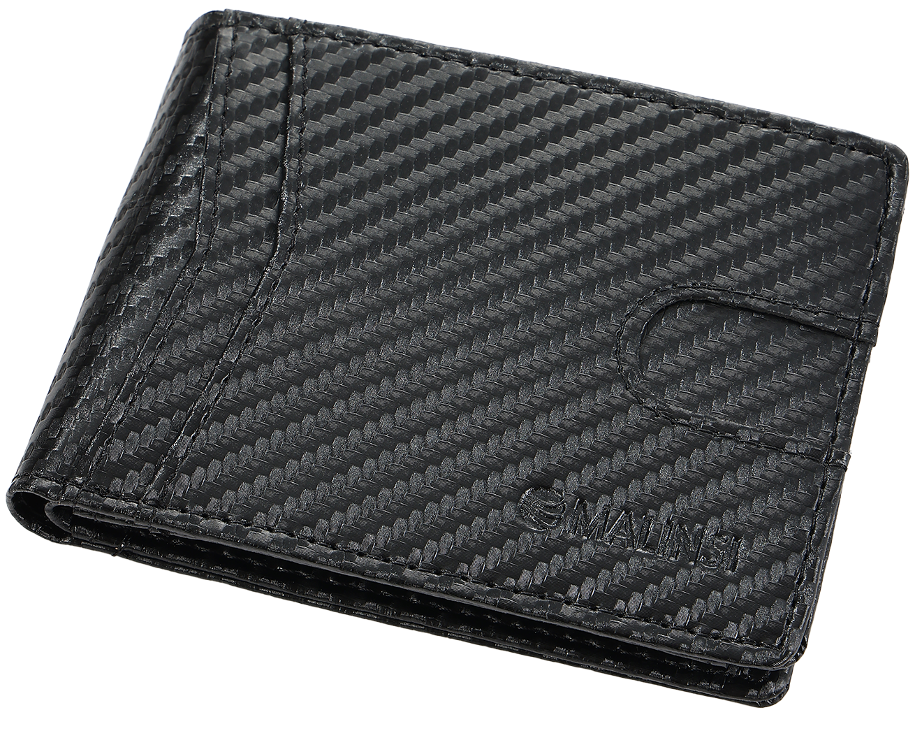 Portemonnee Heren | Zwart Carbon