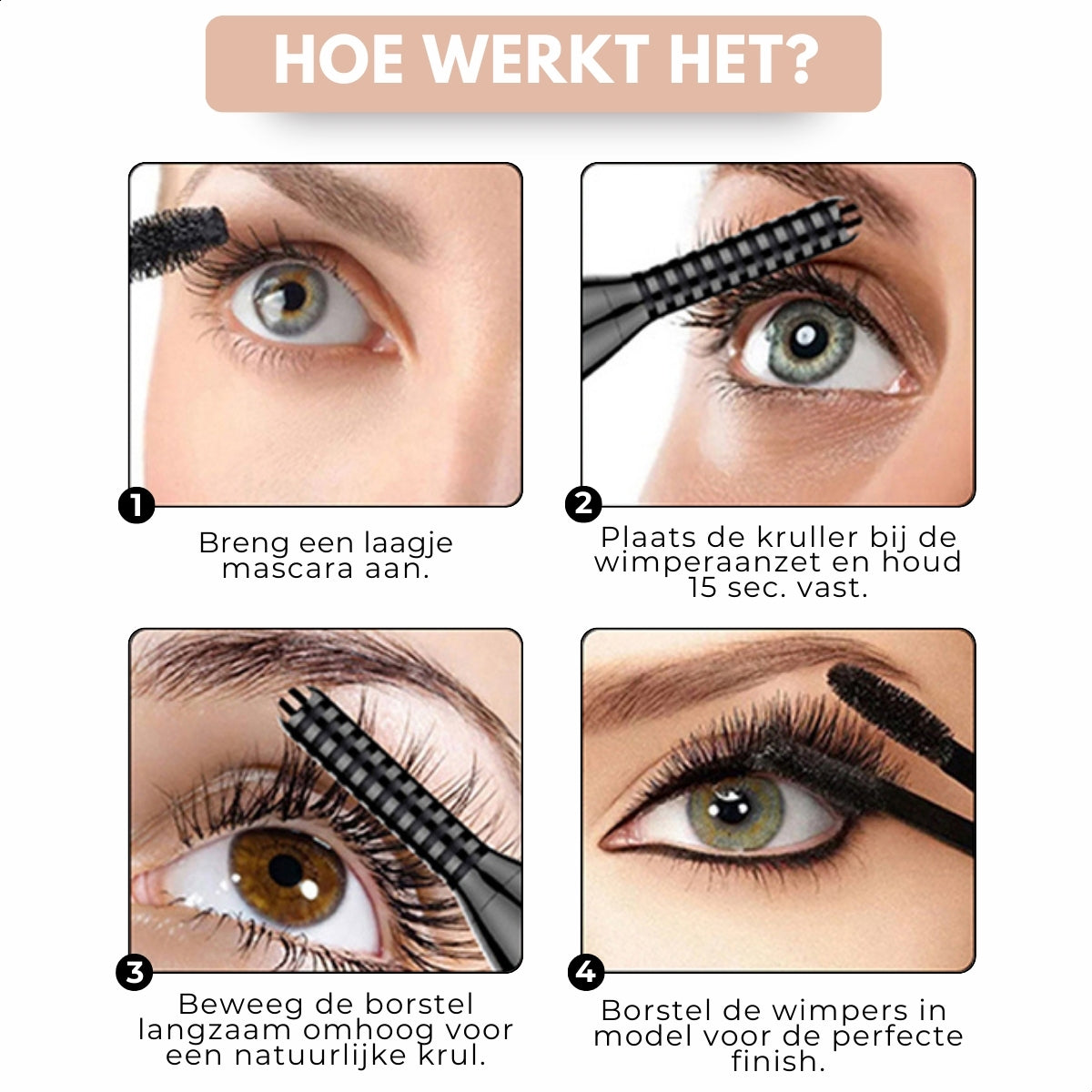 Boncy® Elektrische Wimperkruller Set