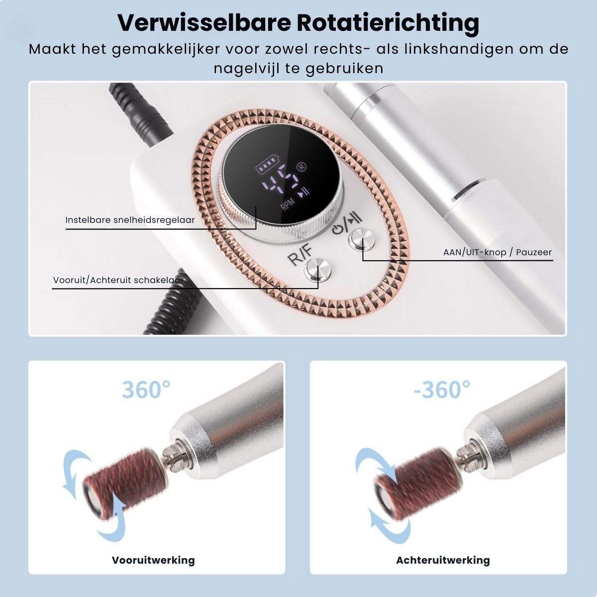Elektrische Nagelvijl Set