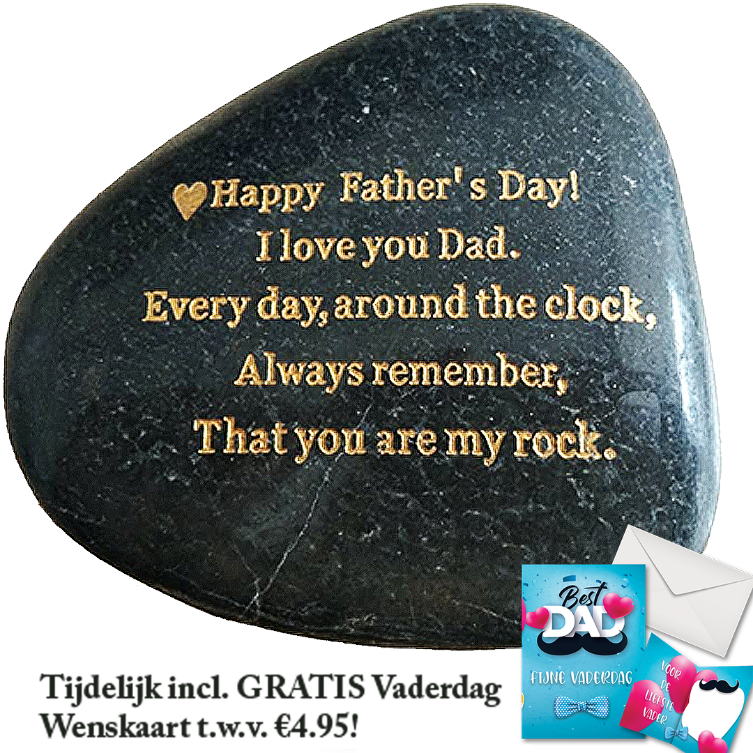 Speciaal Vaderdag Cadeau | You are my Rock