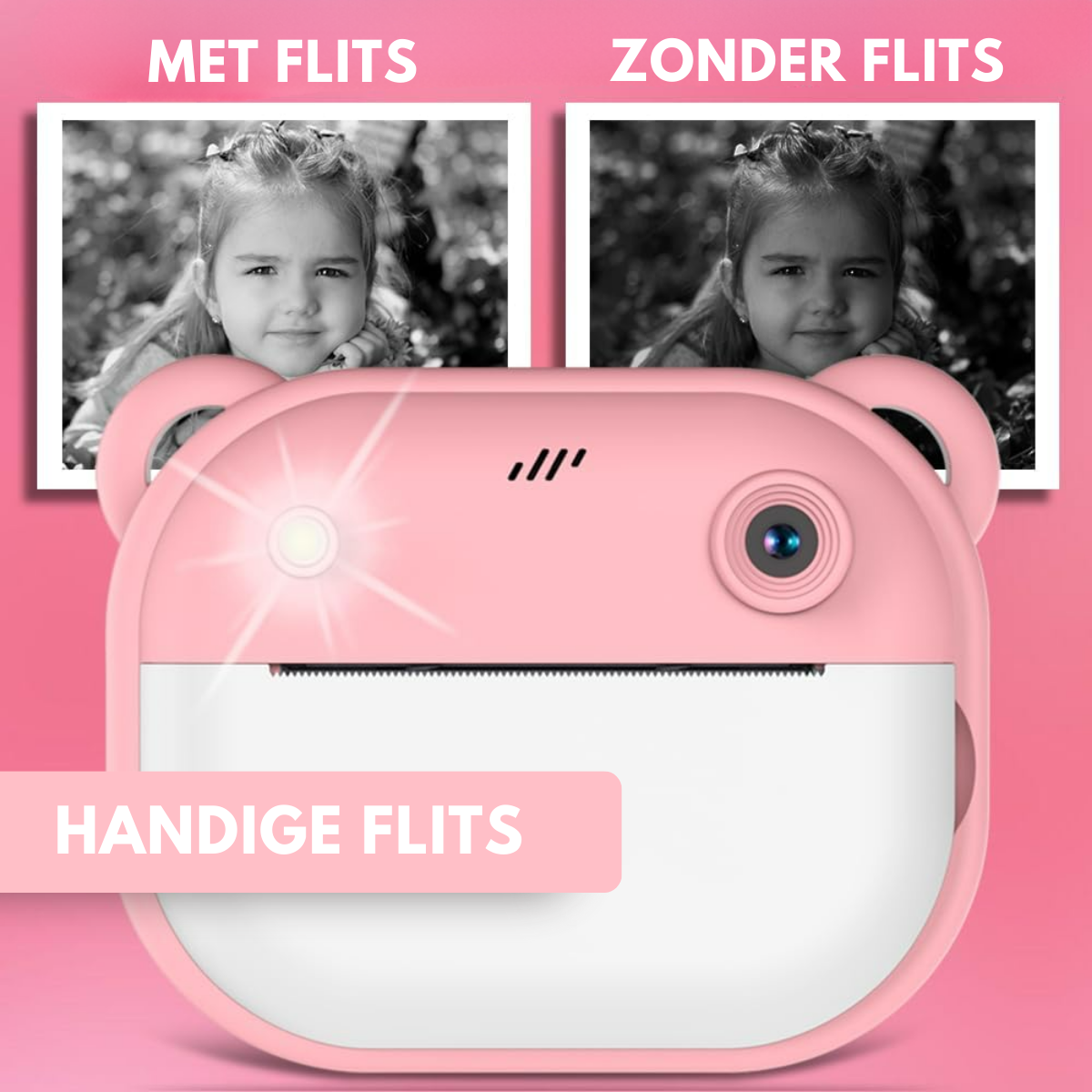 Boncy® Digitale Kindercamera met Foto Printer