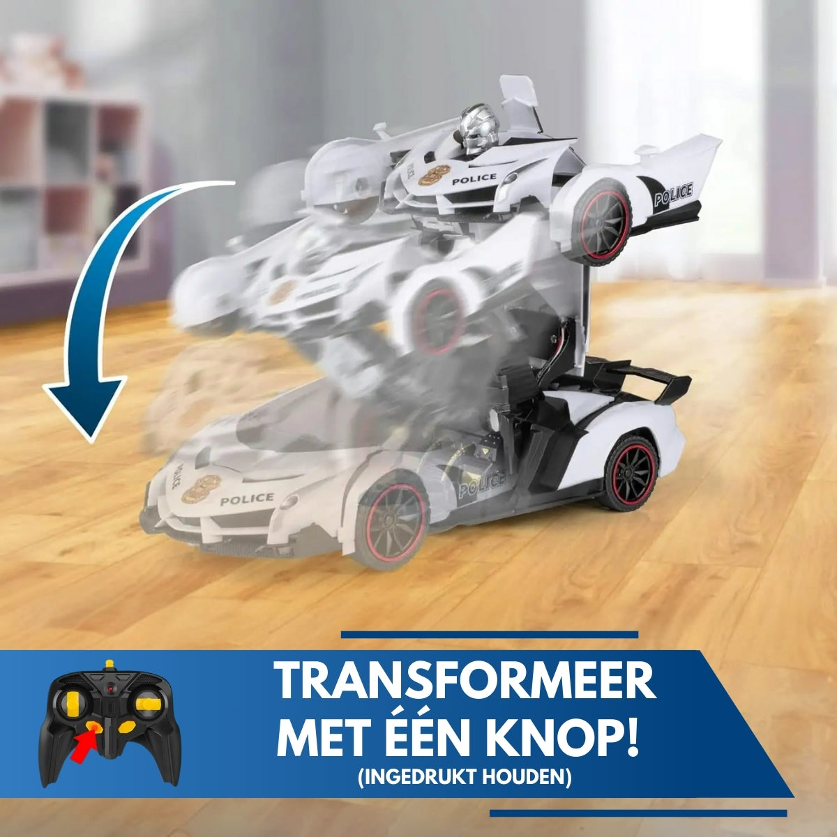 Bestuurbare Transformer Auto | Politie