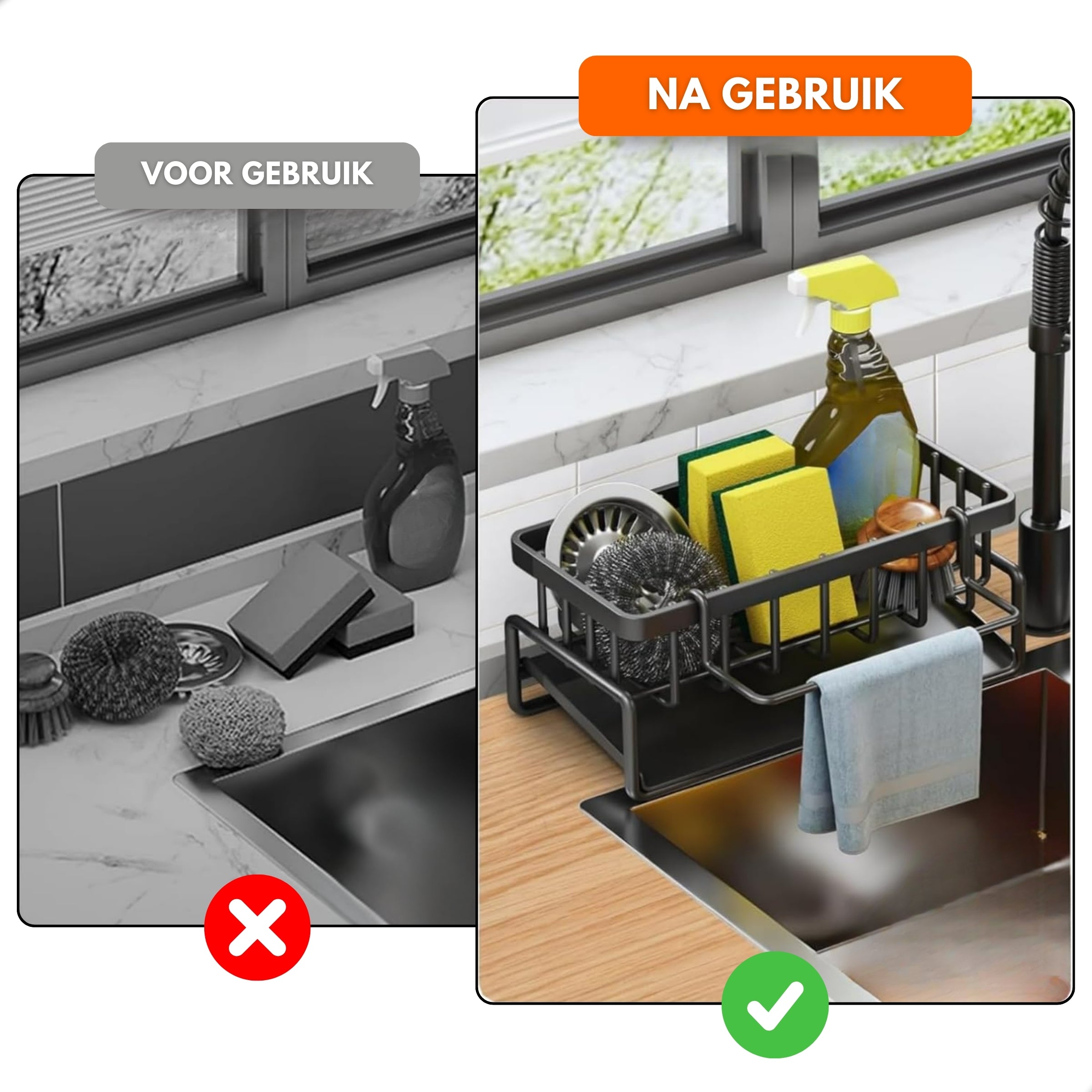 Boncy® Gootsteen Organizer