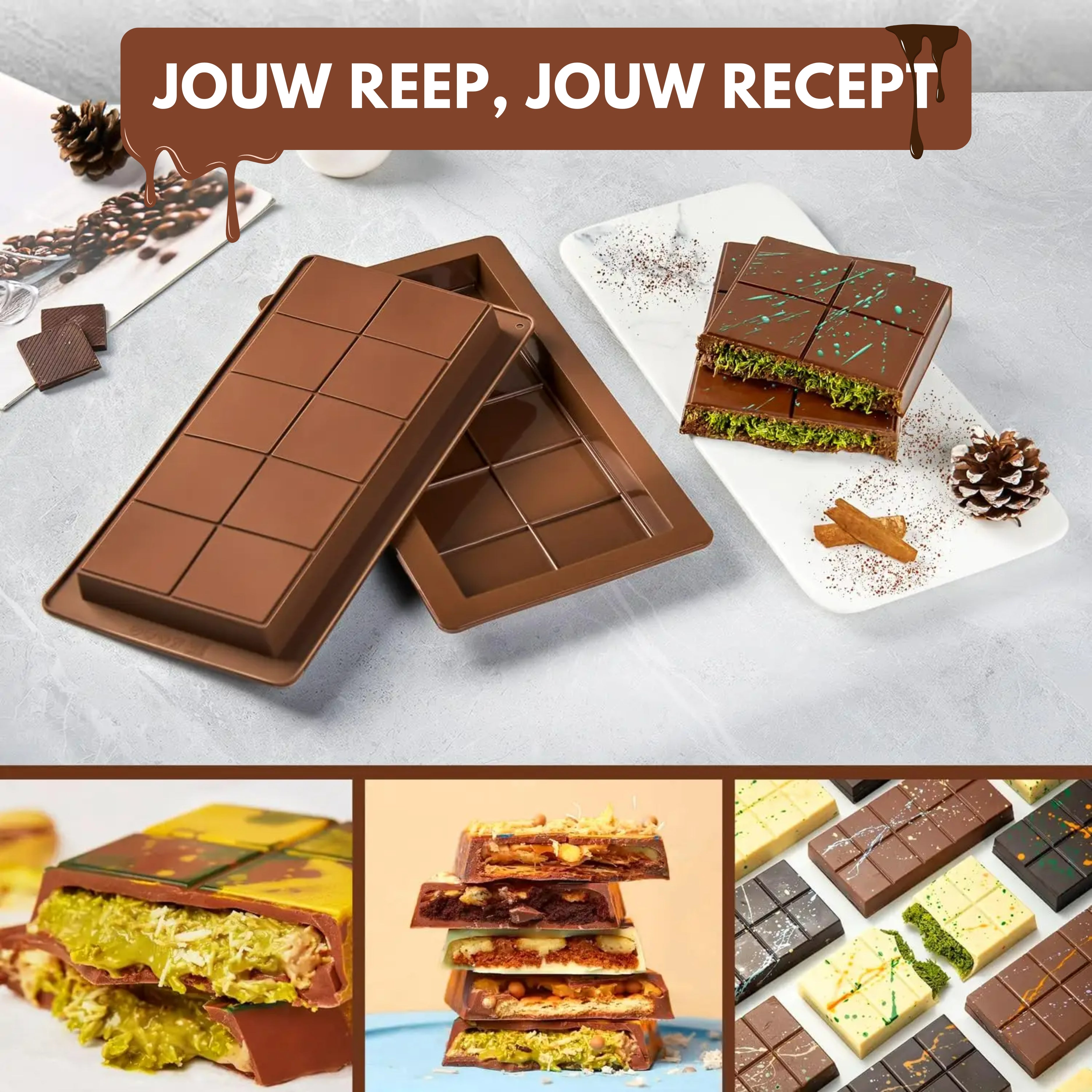 Boncy® Chocolade Mal | Grote Repen