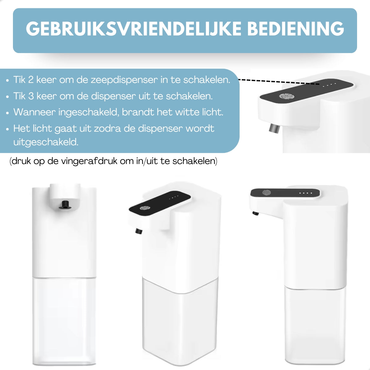 Boncy® Zeepdispenser met Sensor
