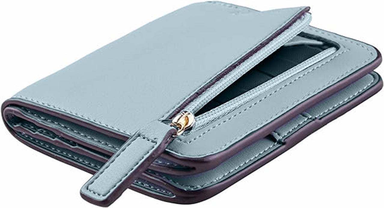 Portemonnee Dames | Blauw Billfold Compact