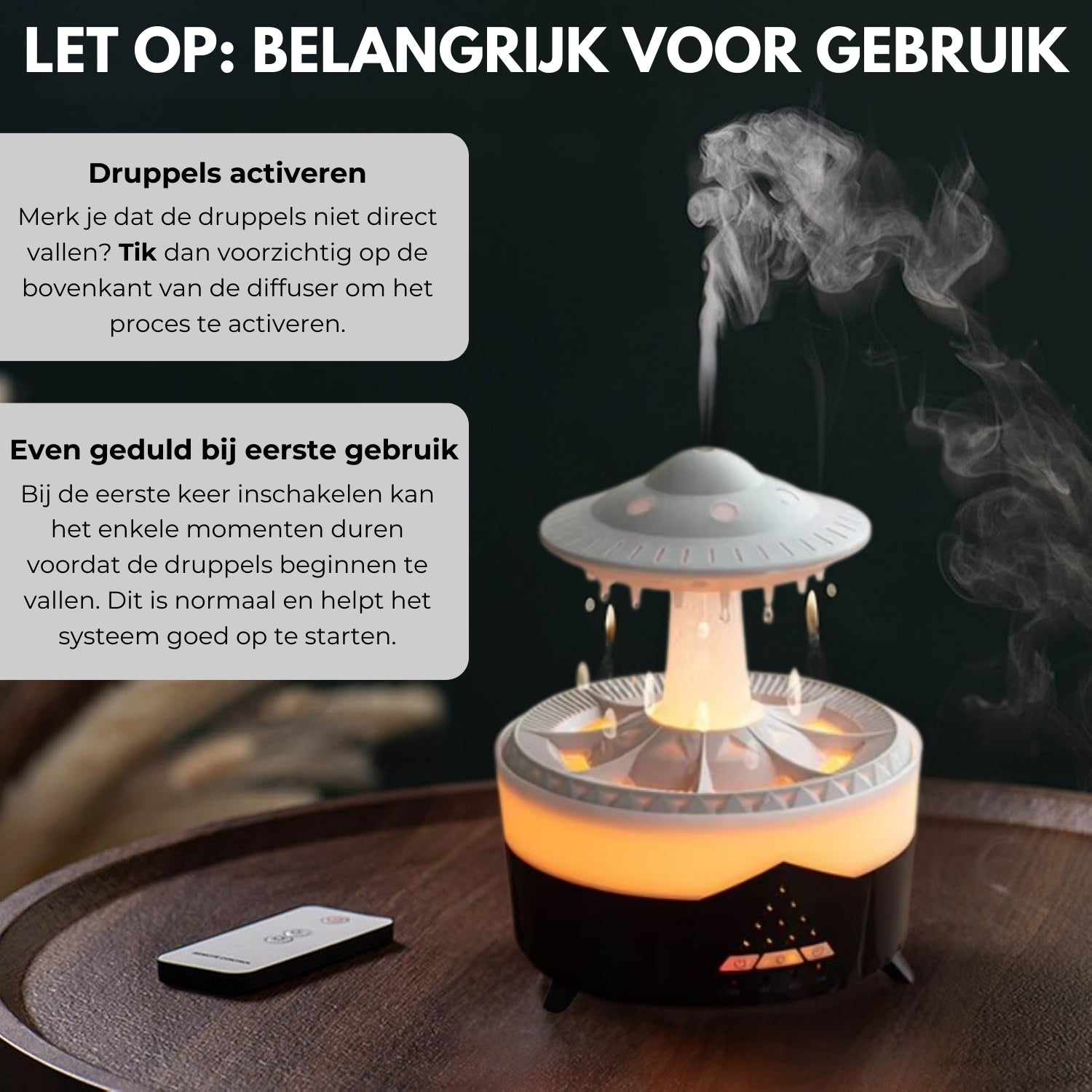 Boncy® Raindrop-Ufo Aroma Diffuser
