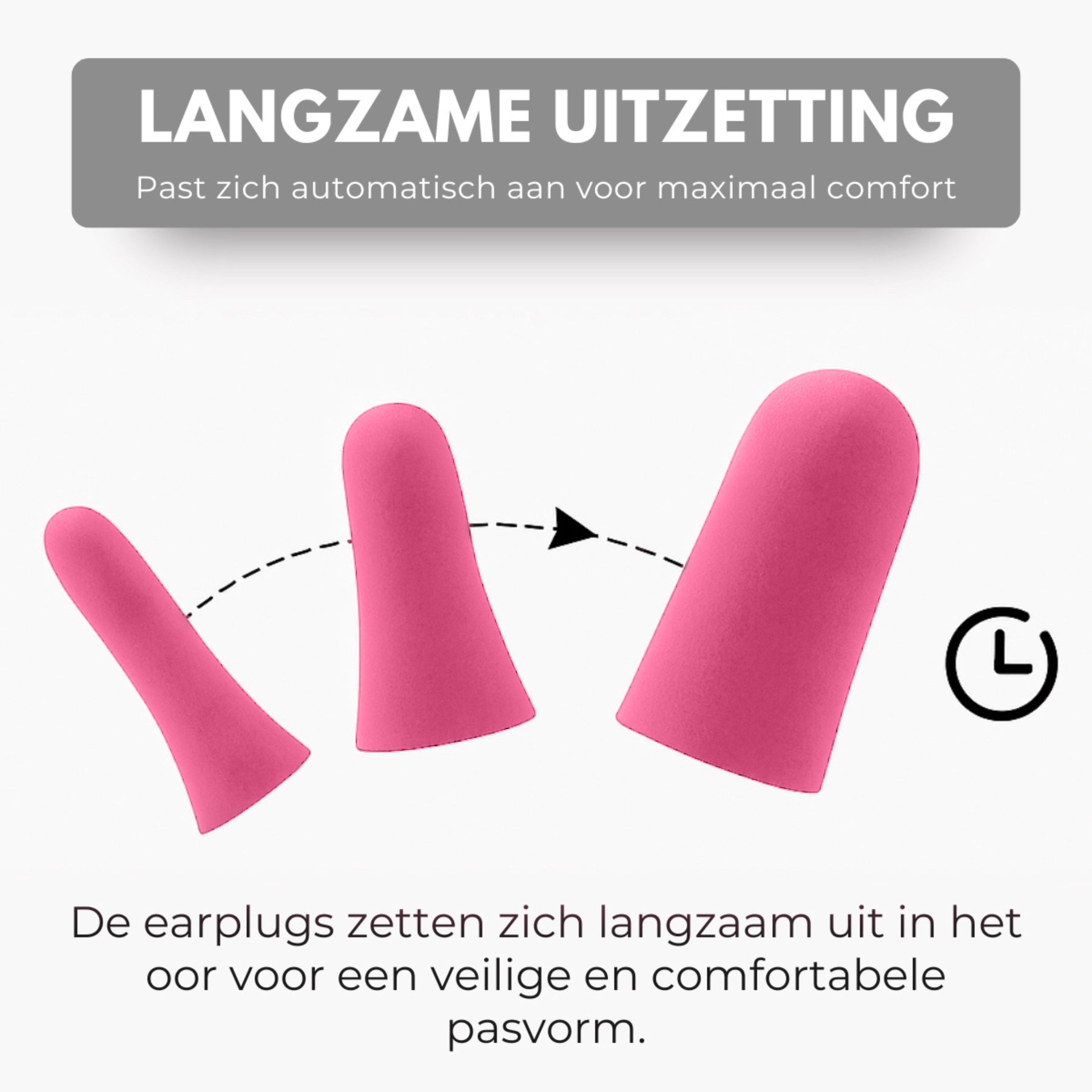 Boncy® Slaapoordoppen | 50 Stuks | Roze