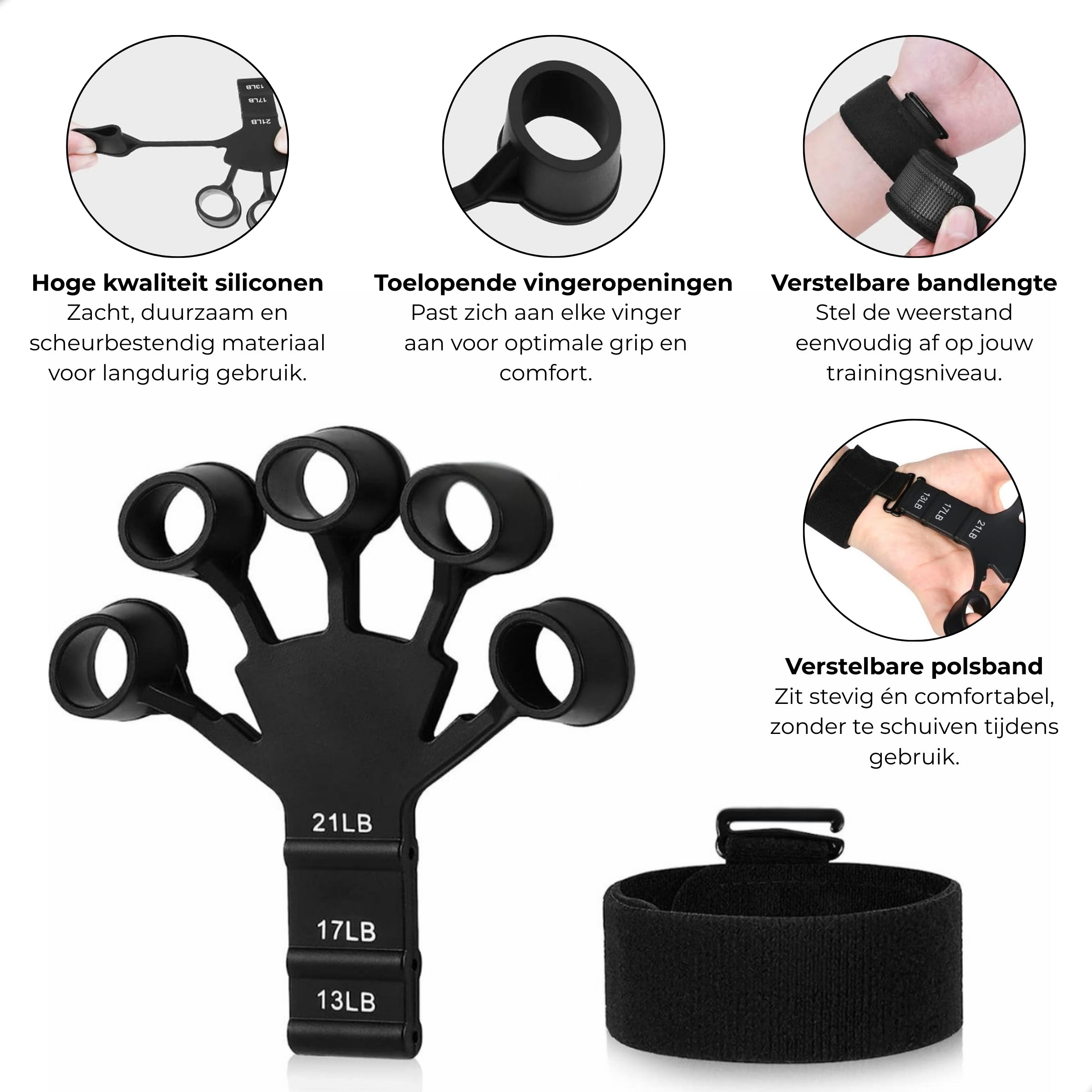 Boncy® Handtrainer | 3 Weerstanden