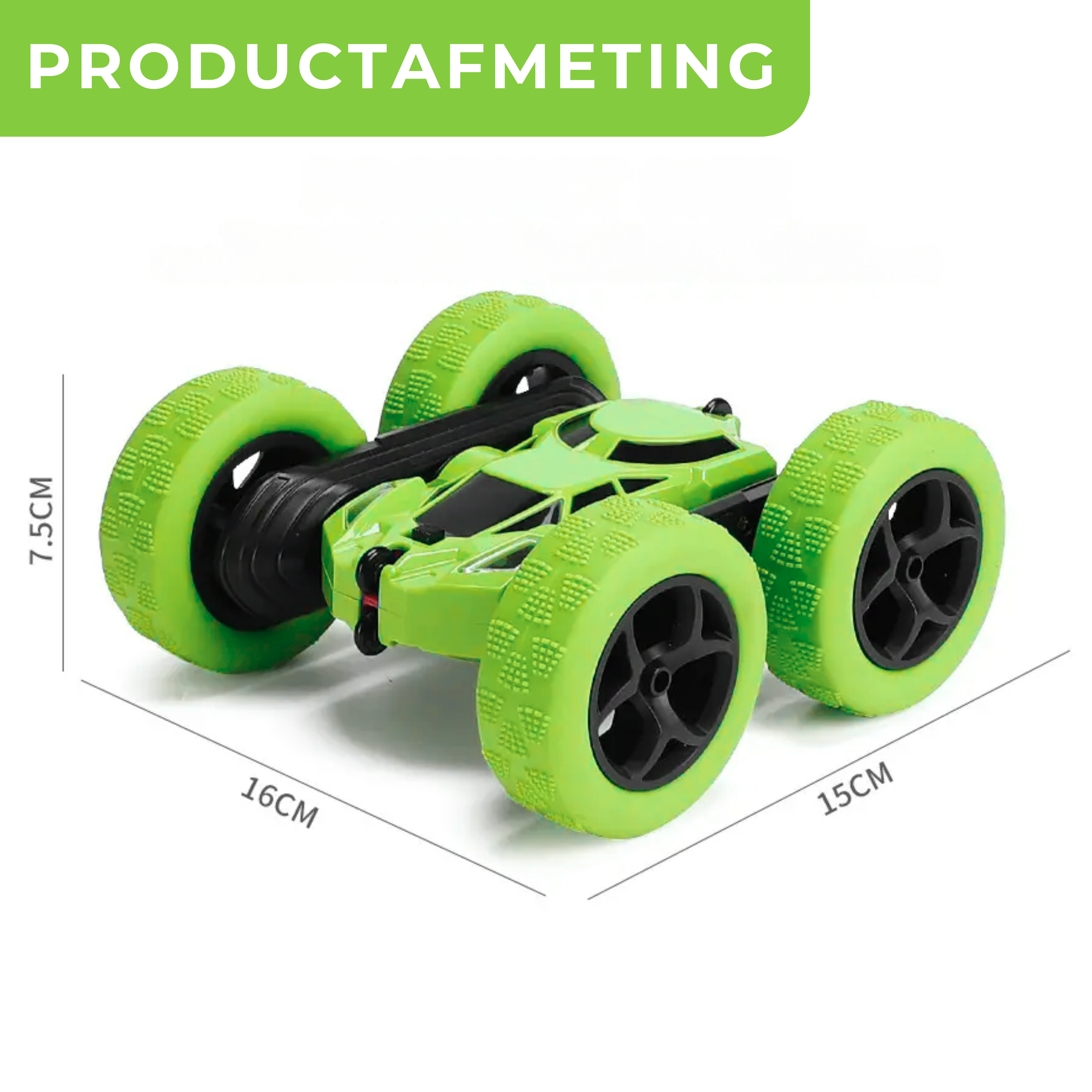 Bestuurbare Stunt Auto | Groen