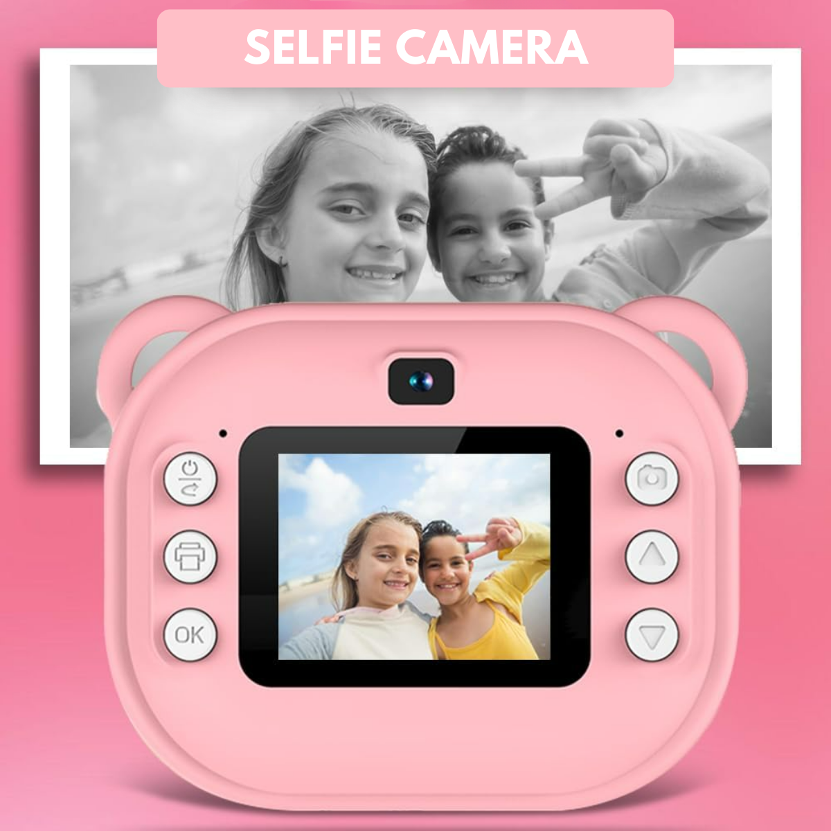 Boncy® Digitale Kindercamera met Foto Printer