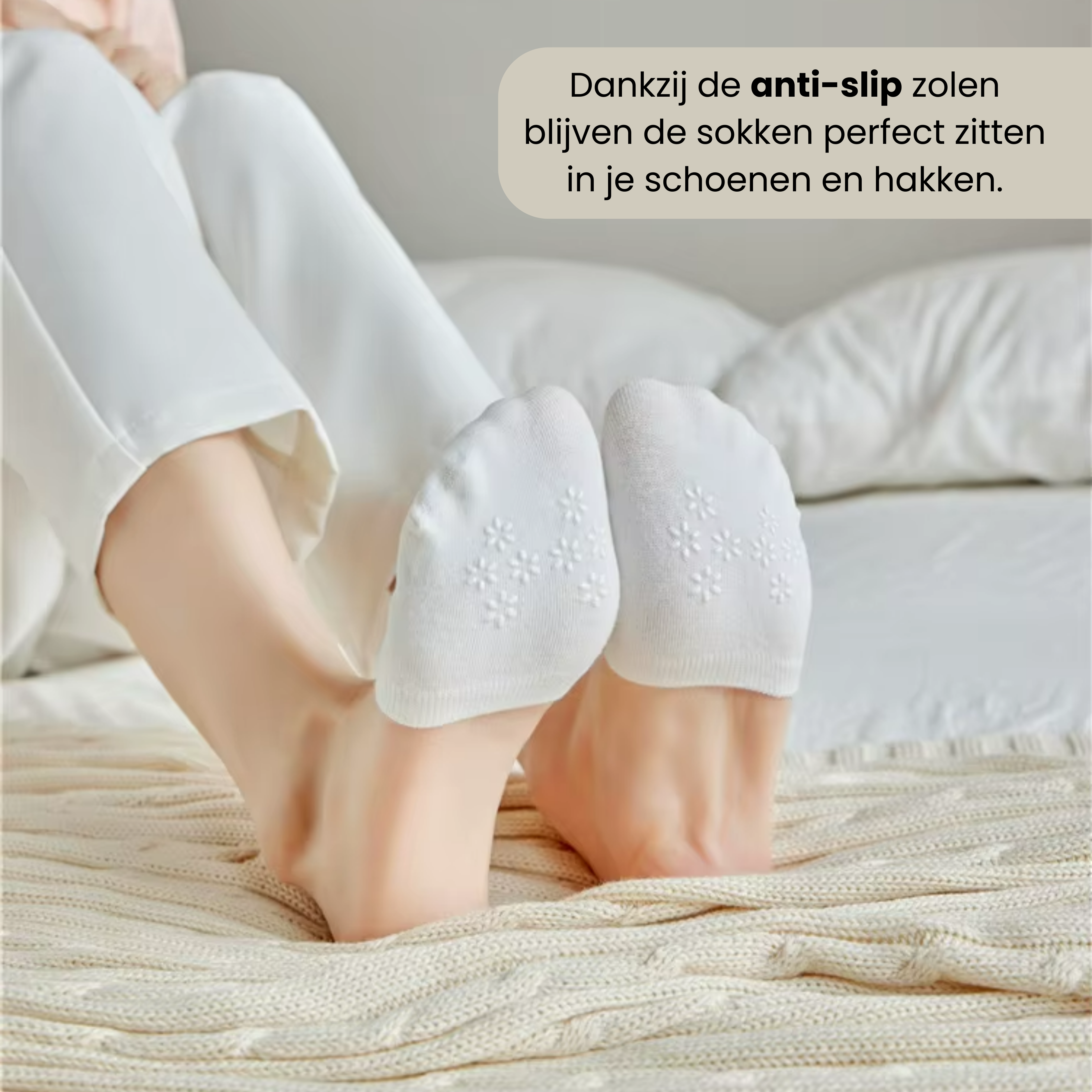 3-Pack Antislip Teen Sokken