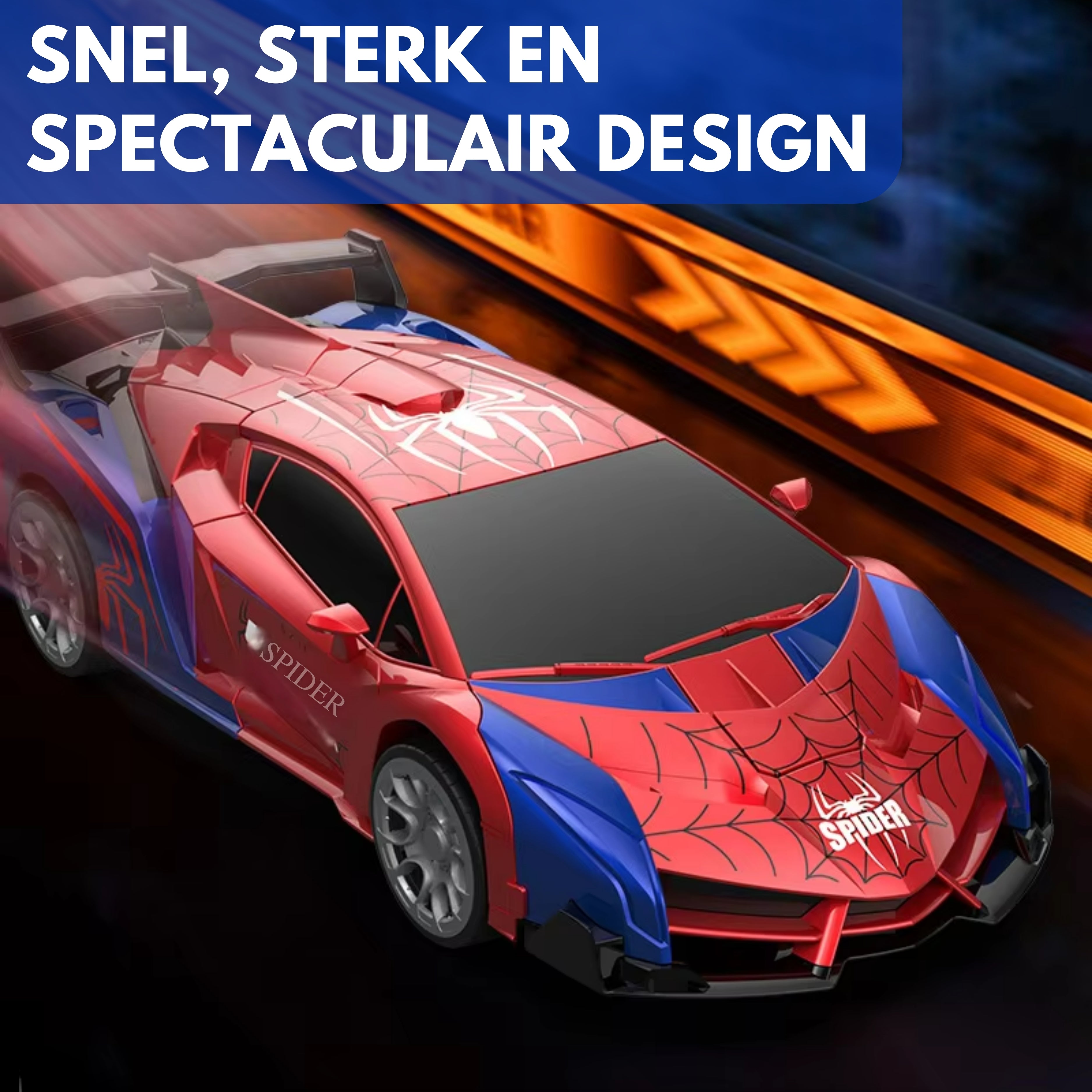 Bestuurbare Transformer Auto | Spider
