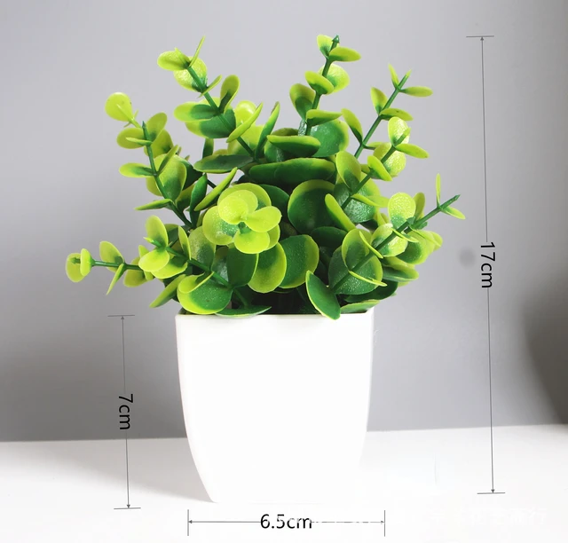 Premium Kunstplant | Plantjes In Pot | 4 Stuks