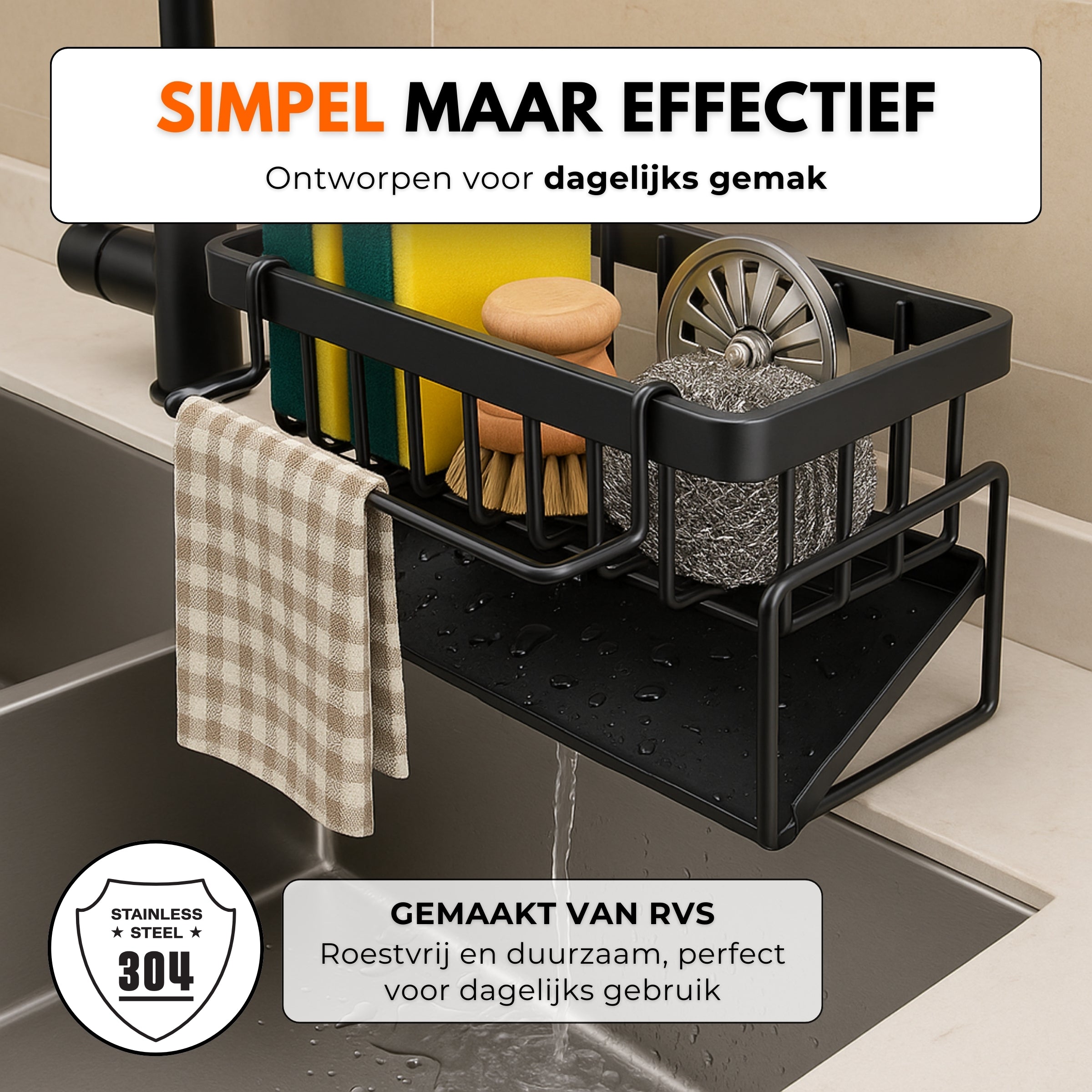 Boncy® Gootsteen Organizer