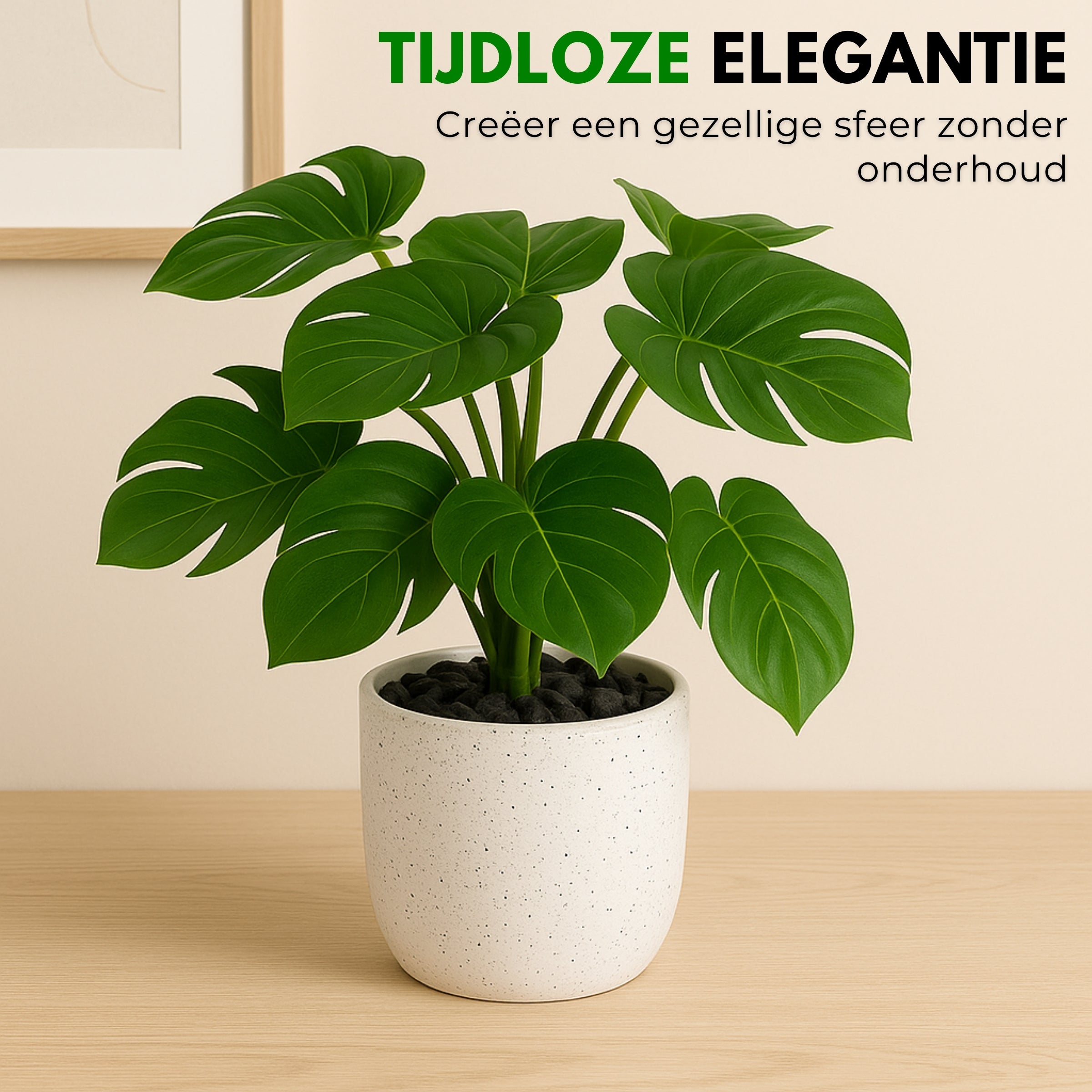 Boncy® Premium Kunstplant | Monstera 25 cm