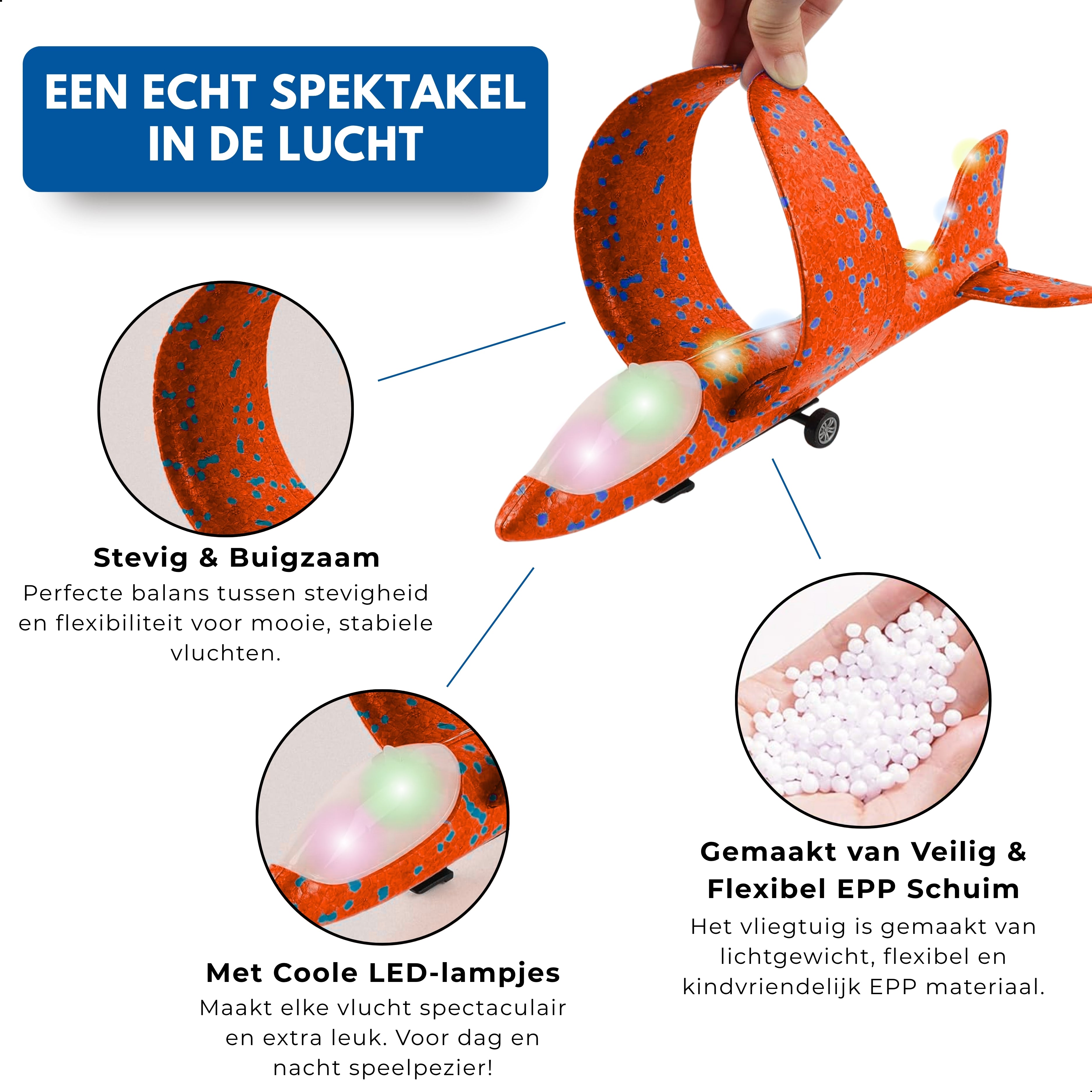 Boncy® Stuntpiloot Vliegtuig Launcher