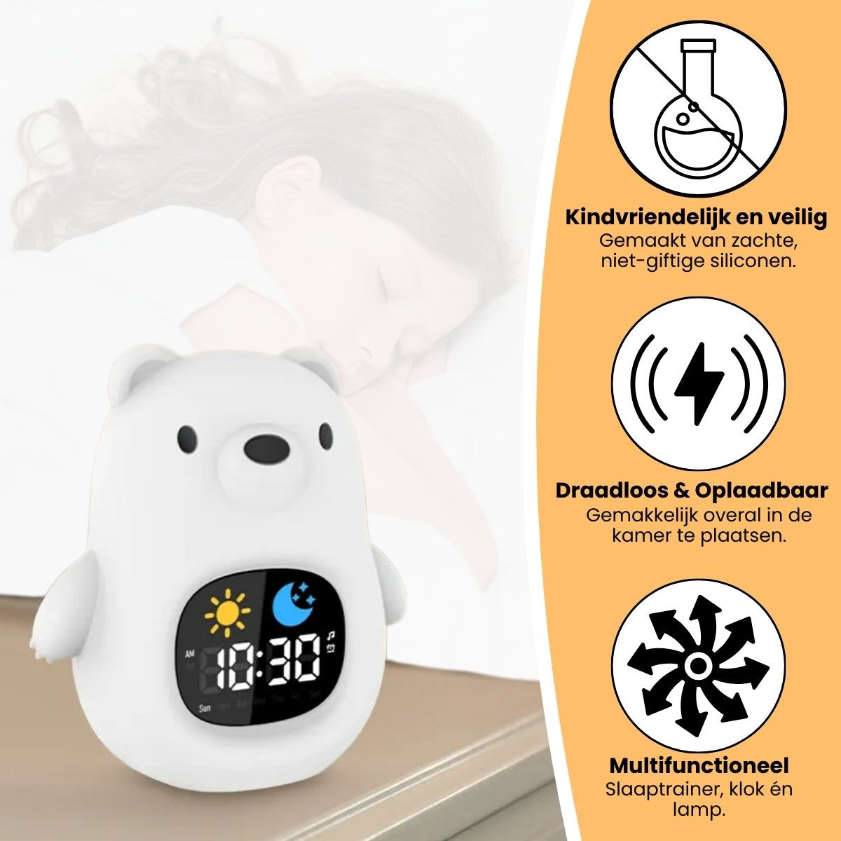 Slaaptrainer & Kinderwekker | Beertje