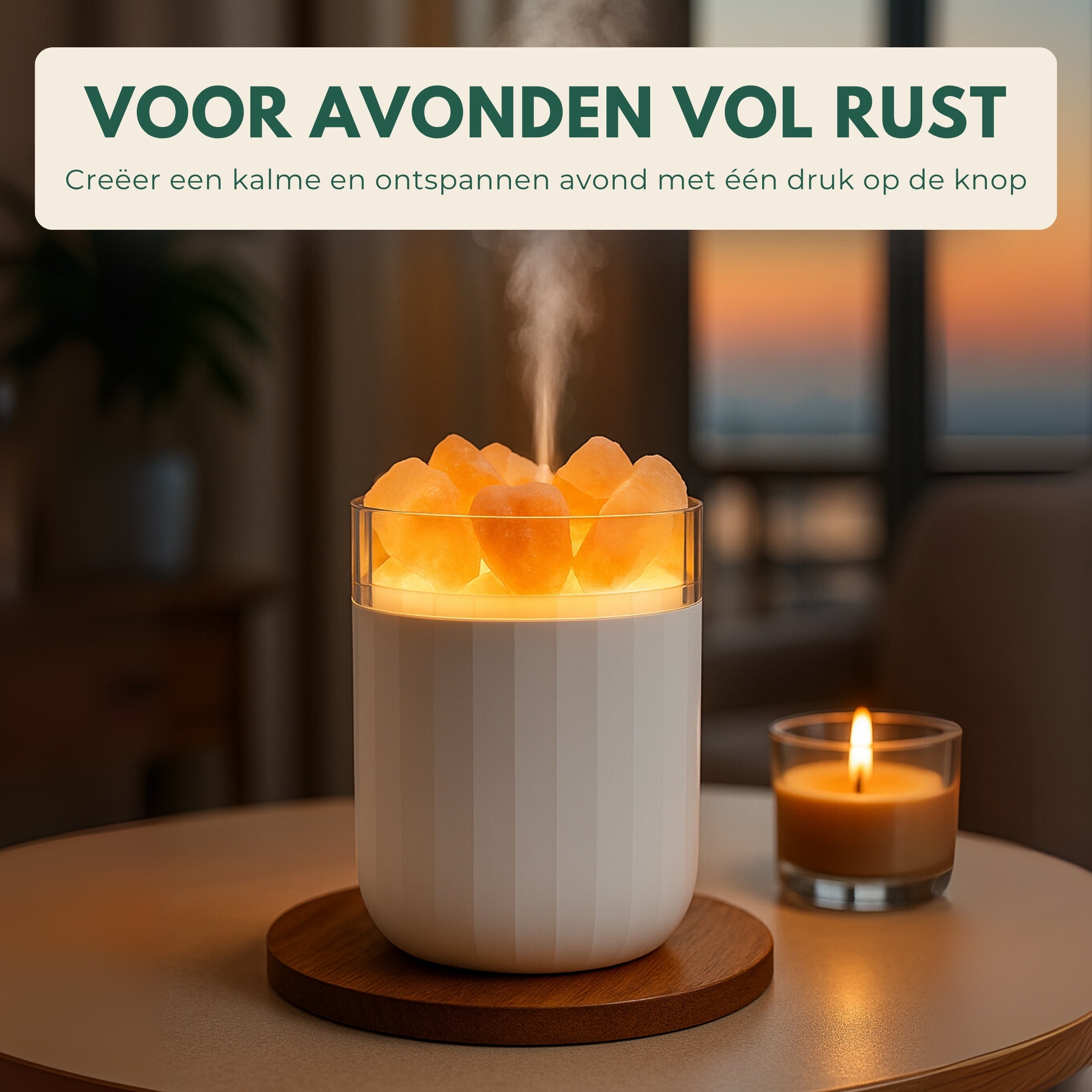 Boncy® Zoutsteen Aroma Diffuser