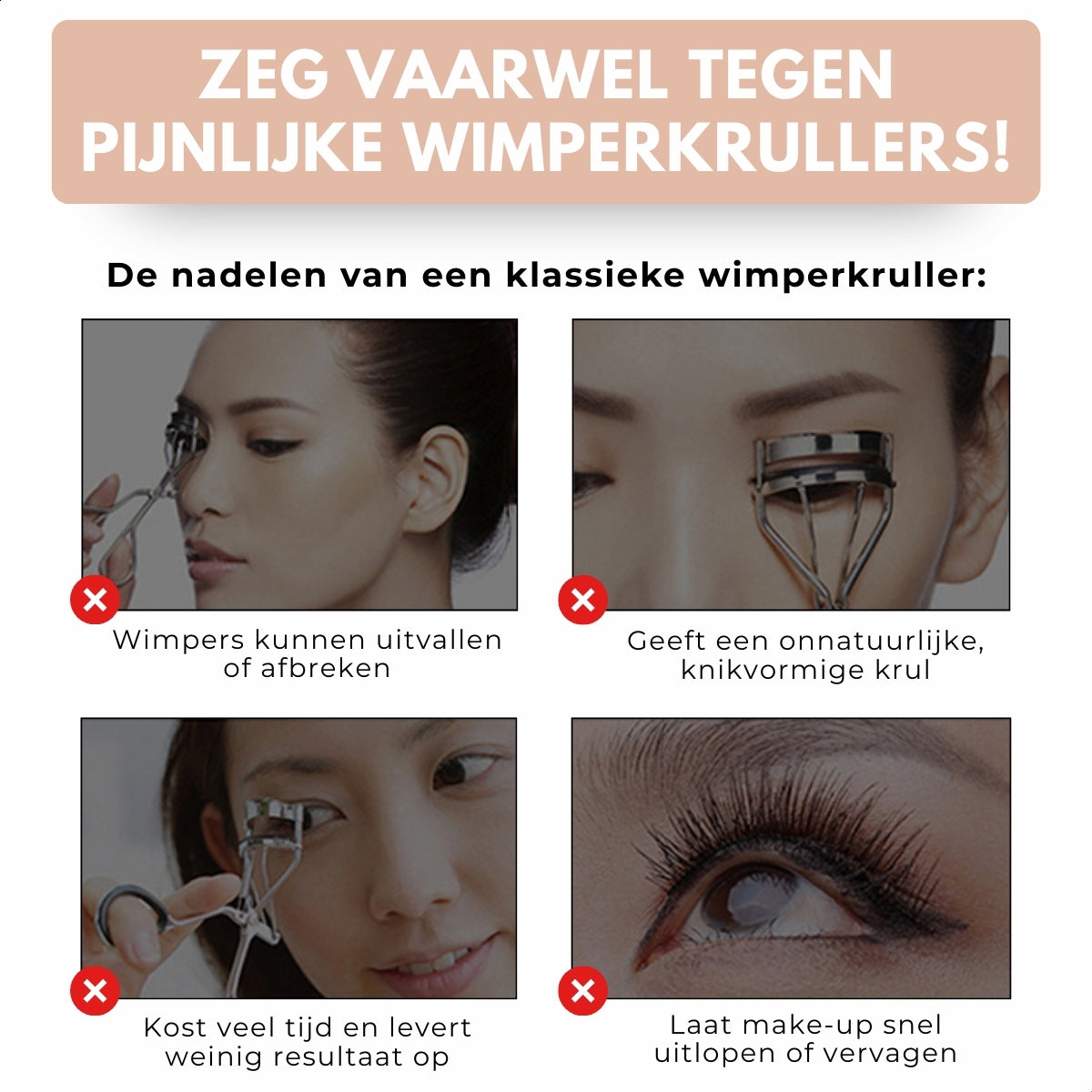 Boncy® Elektrische Wimperkruller Set