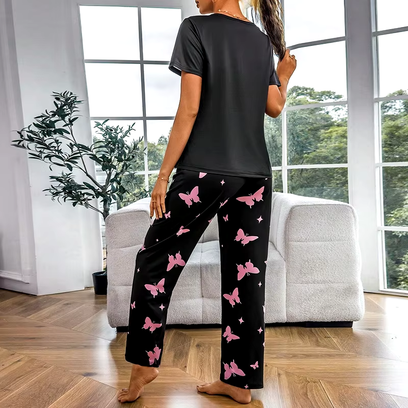 Pyjama Set Dames | Hartjes & Vlinders