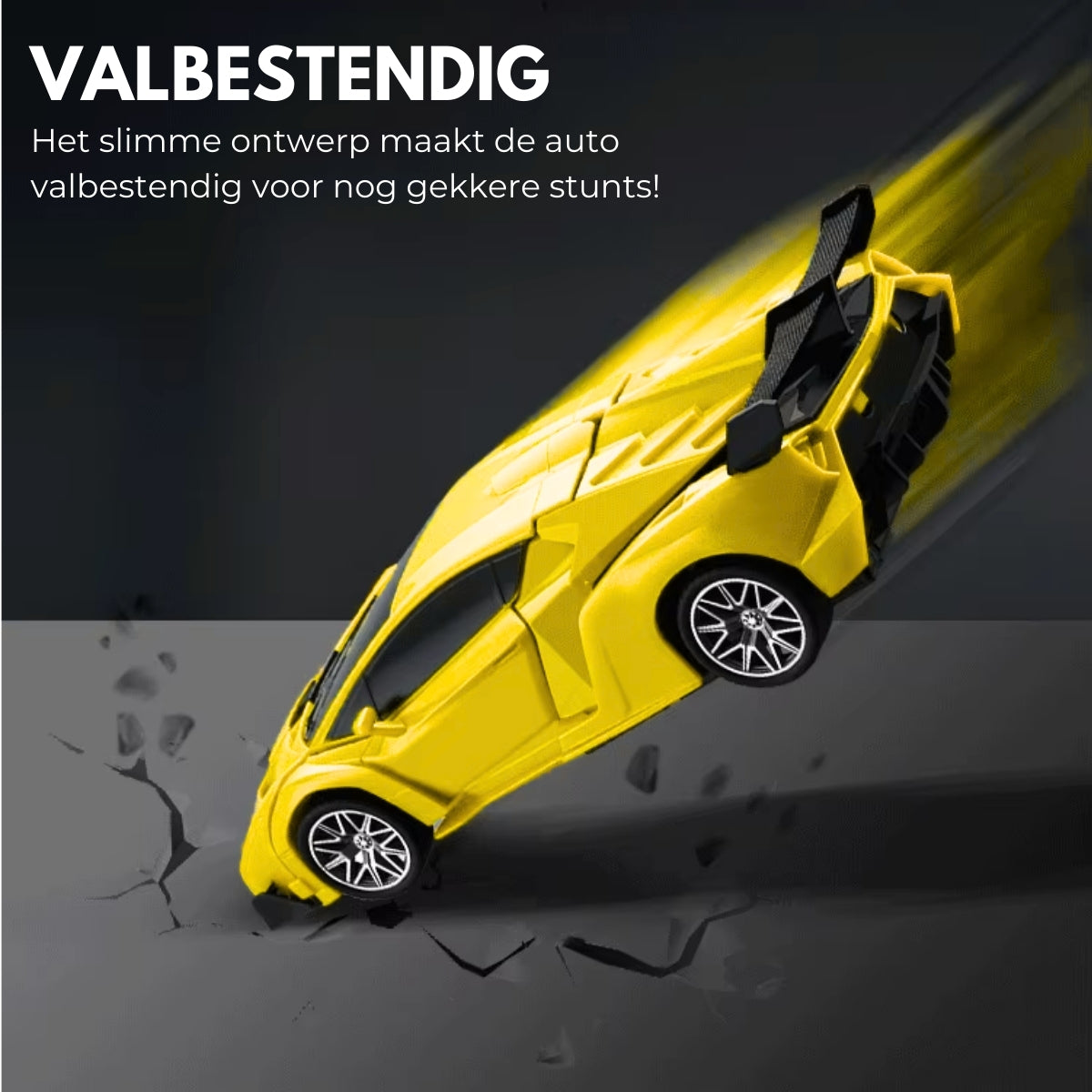 Bestuurbare Transformer Auto | Lambo Geel