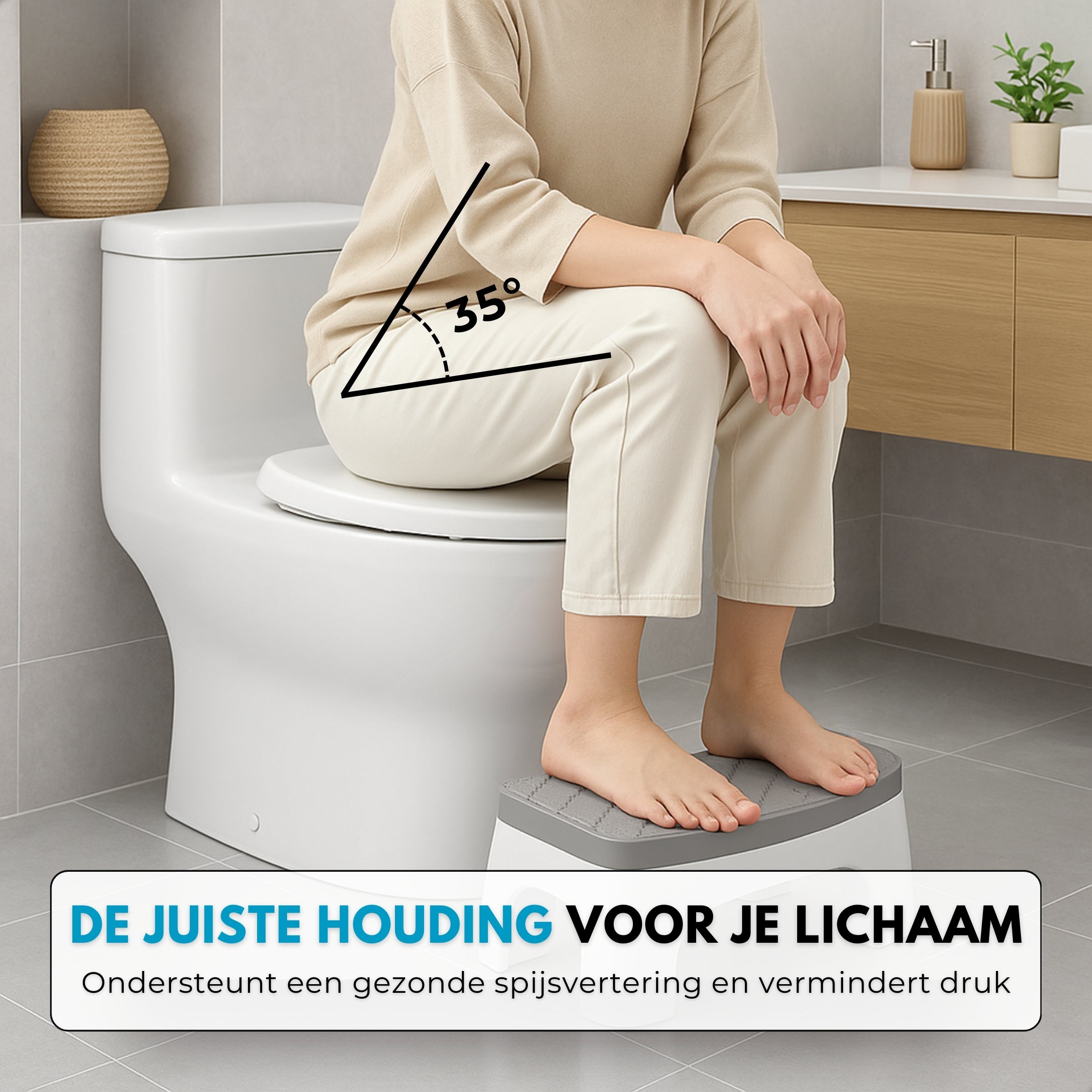 Boncy® Opstapkrukje voor WC