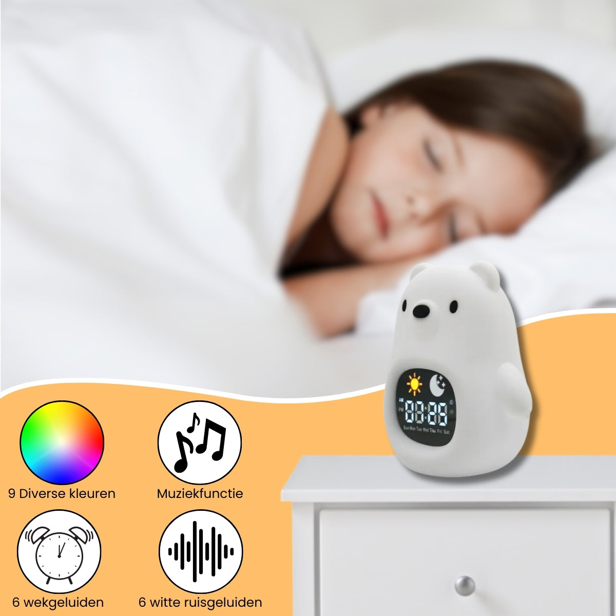 Slaaptrainer & Kinderwekker | Beertje