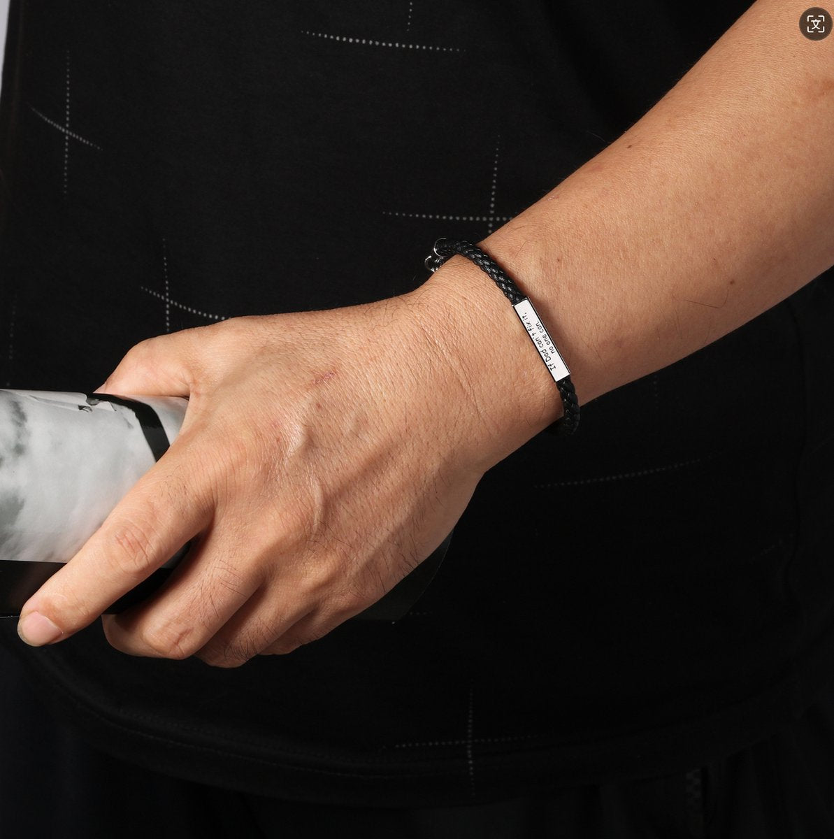 Malinsi Armband Heren | Leer & RVS | Vaderdag Special