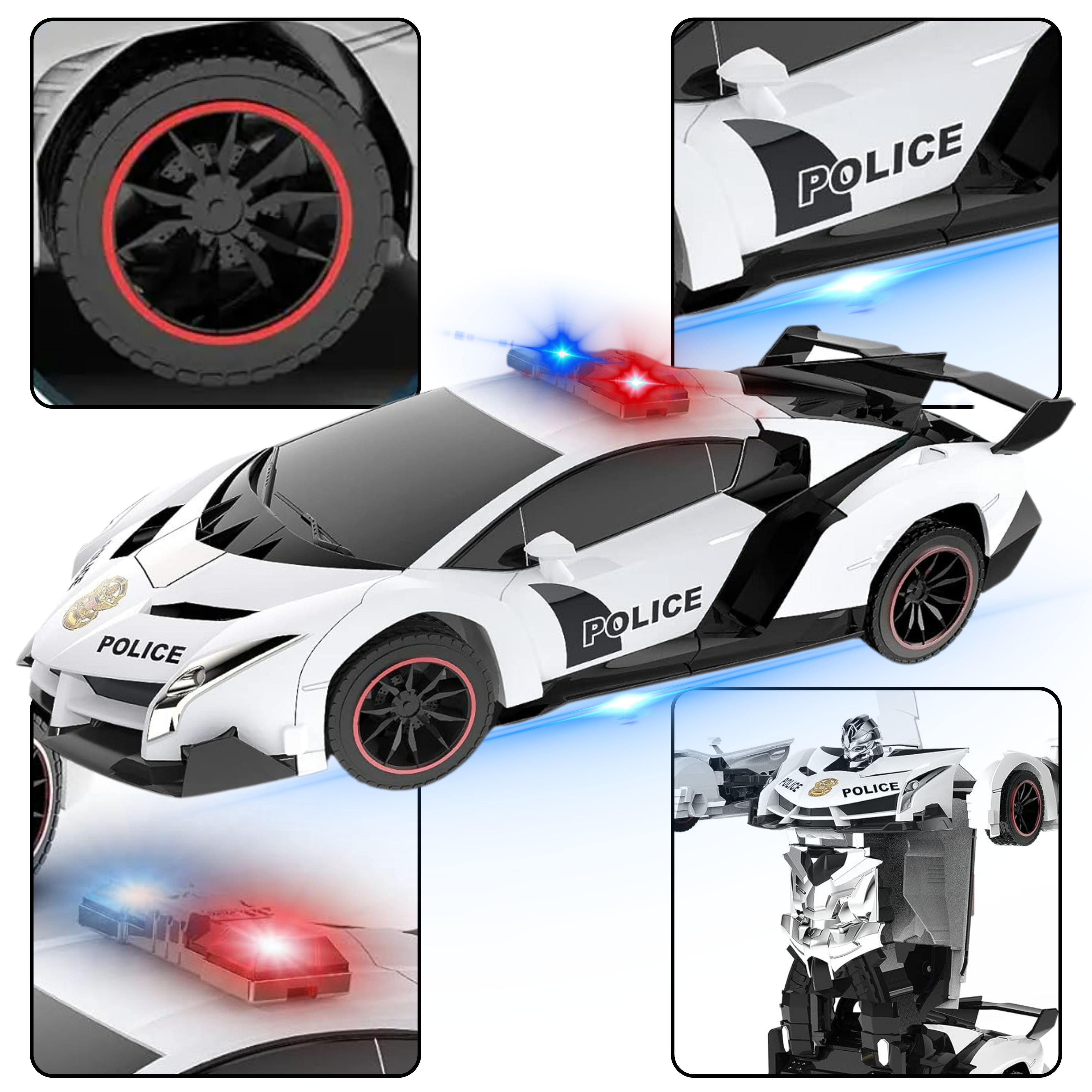 Bestuurbare Transformer Auto | Politie