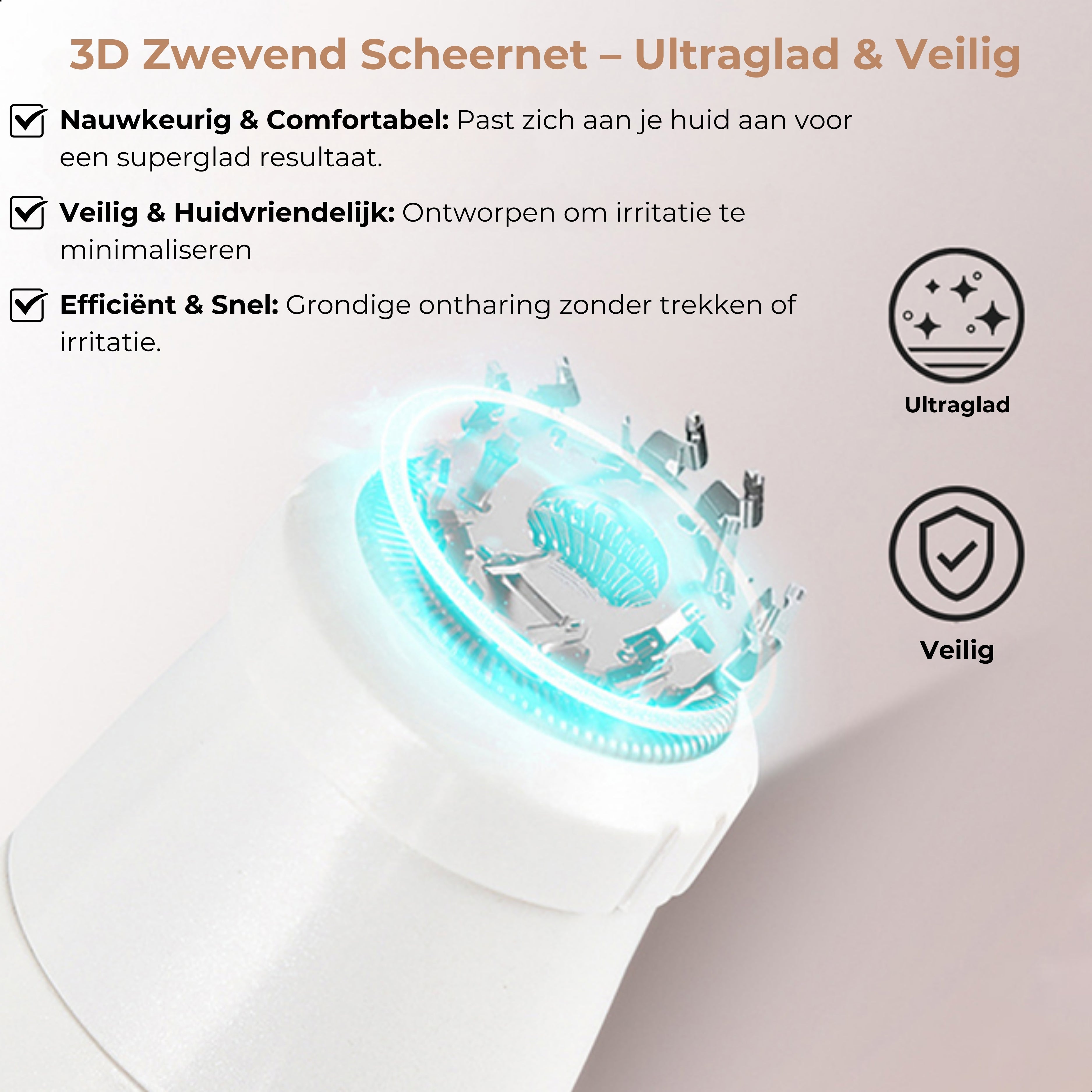 Boncy® Ladyshave 4 in 1 Haar Trimmer