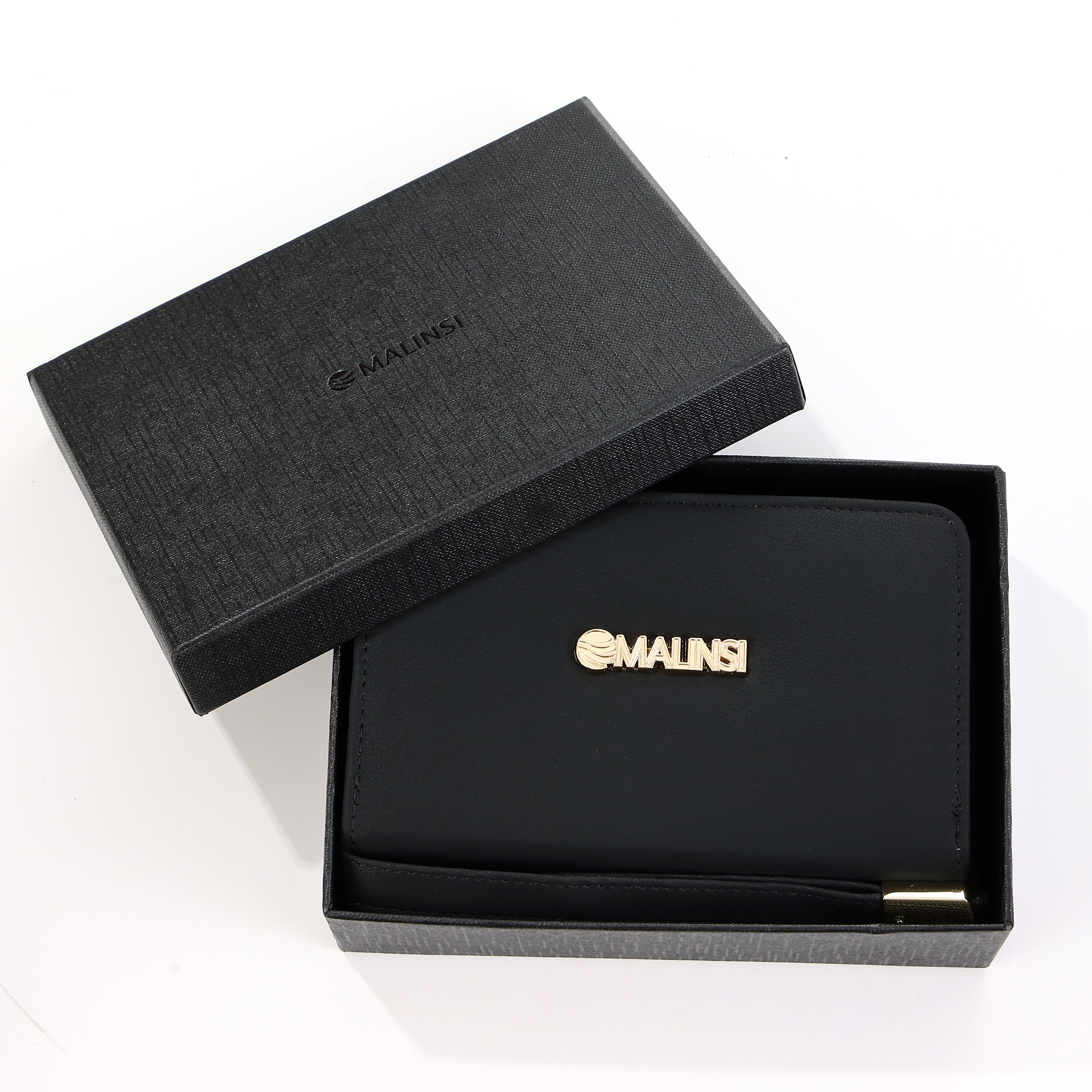 Portemonnee Dames | Zwart Leaf