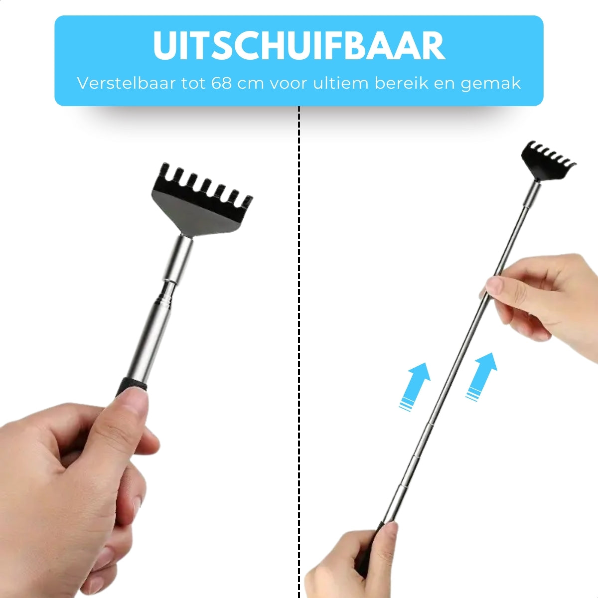 Boncy® Rugkrabber Uitschuifbaar